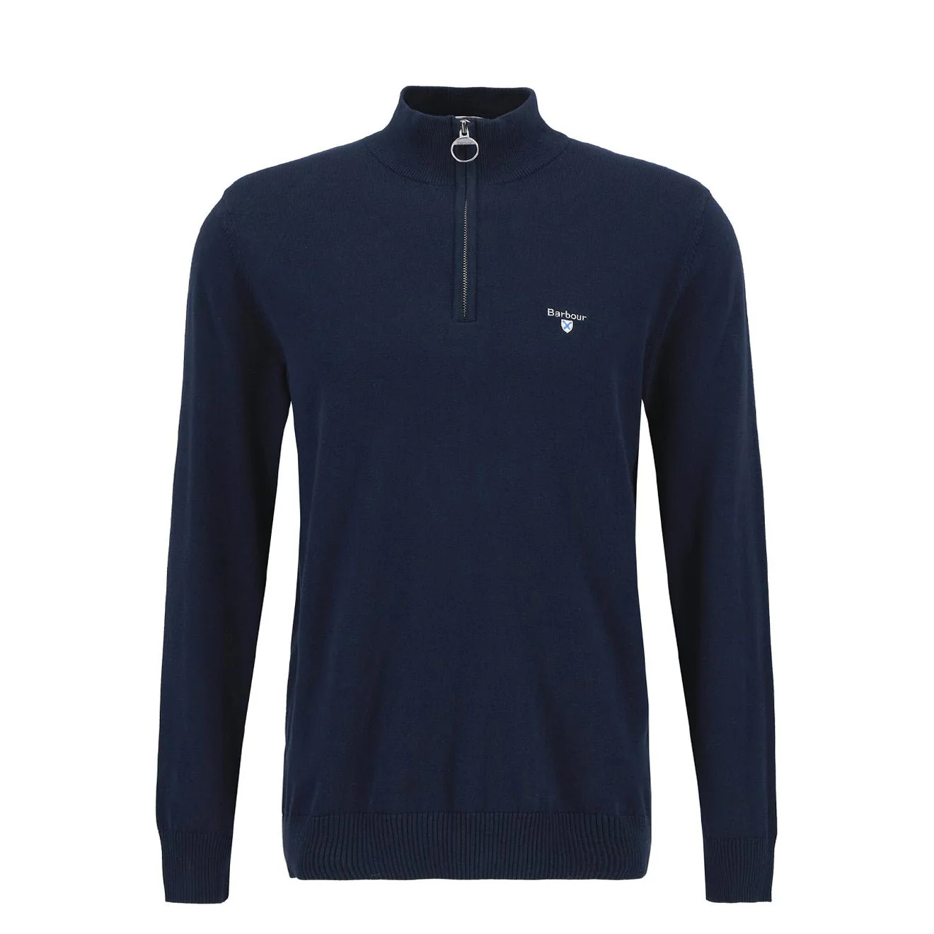 Barbour Lingwood Compact Quarter-Zip Jumper Navy