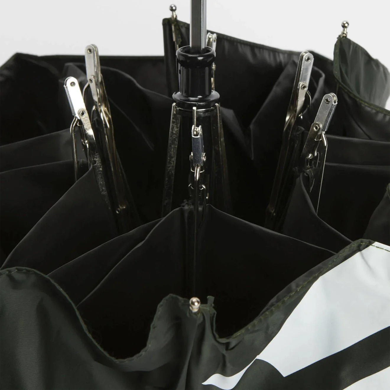 Barbour Logo Mini Umbrella Barbour Green - Image 4
