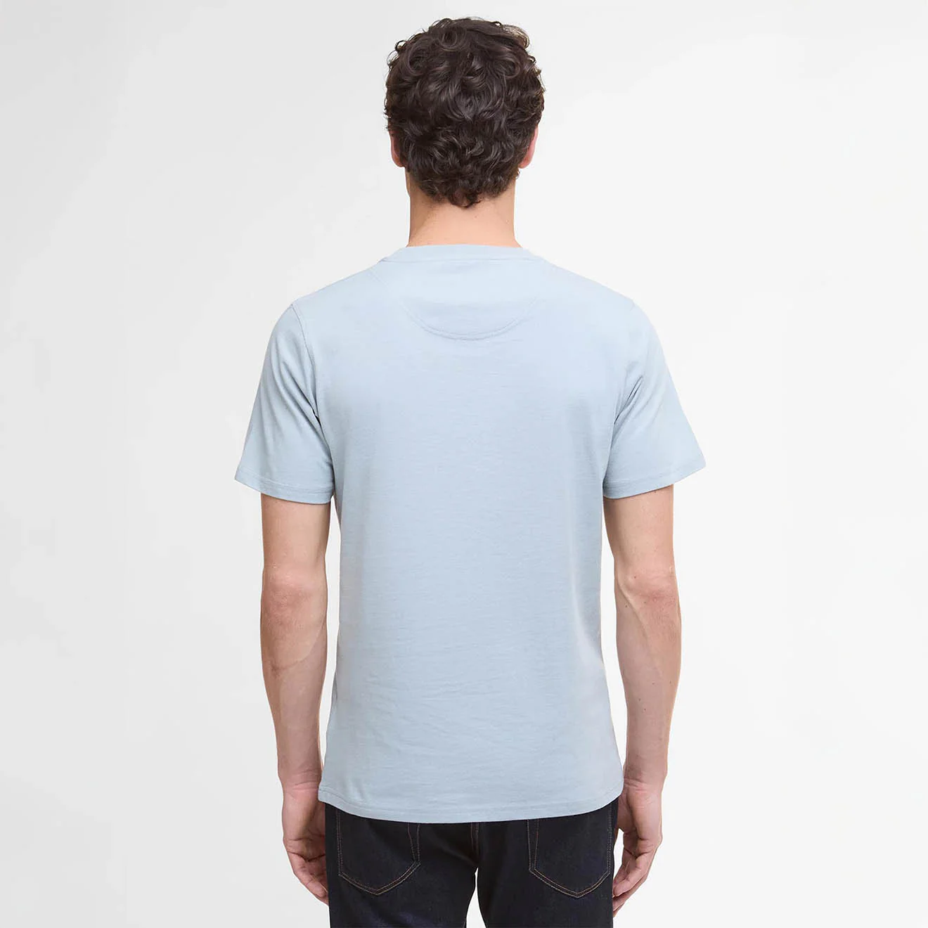 Barbour Logo T-Shirt Mineral Blue - Image 2
