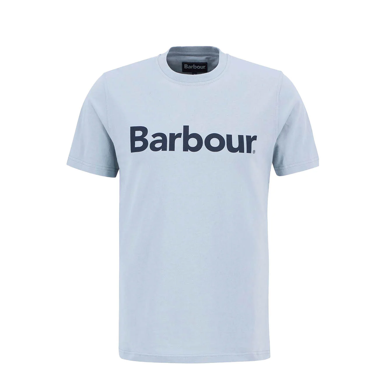 Barbour Logo T-Shirt Mineral Blue - Image 5