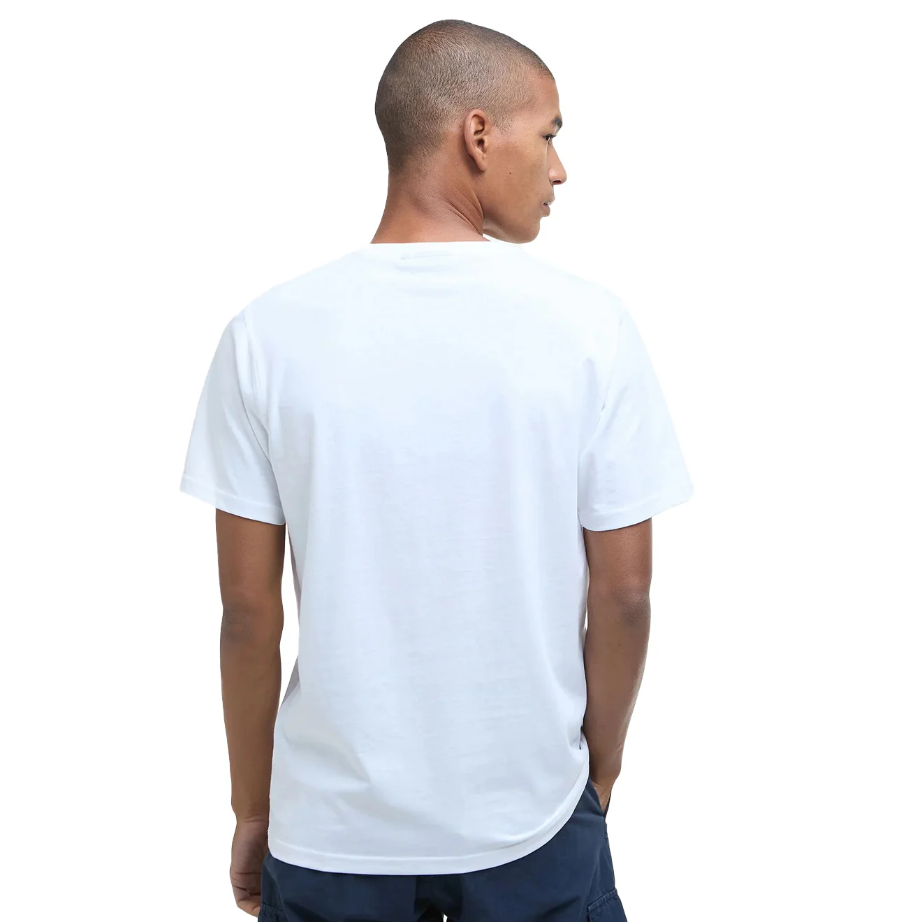 Barbour Lydd Graphic T-Shirt White - Image 3
