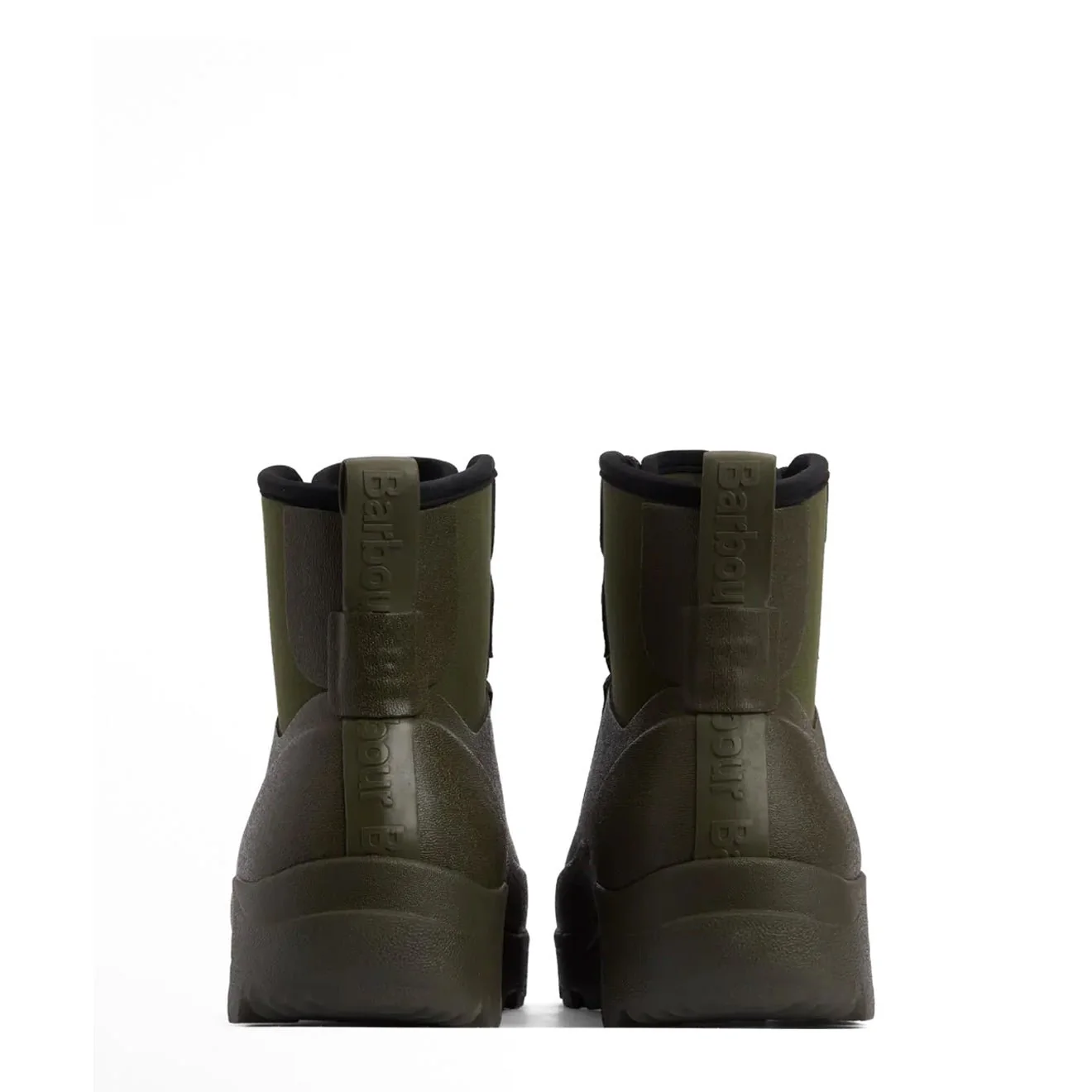 Barbour Marlow Lace Up Wellingtons Olive - Image 3
