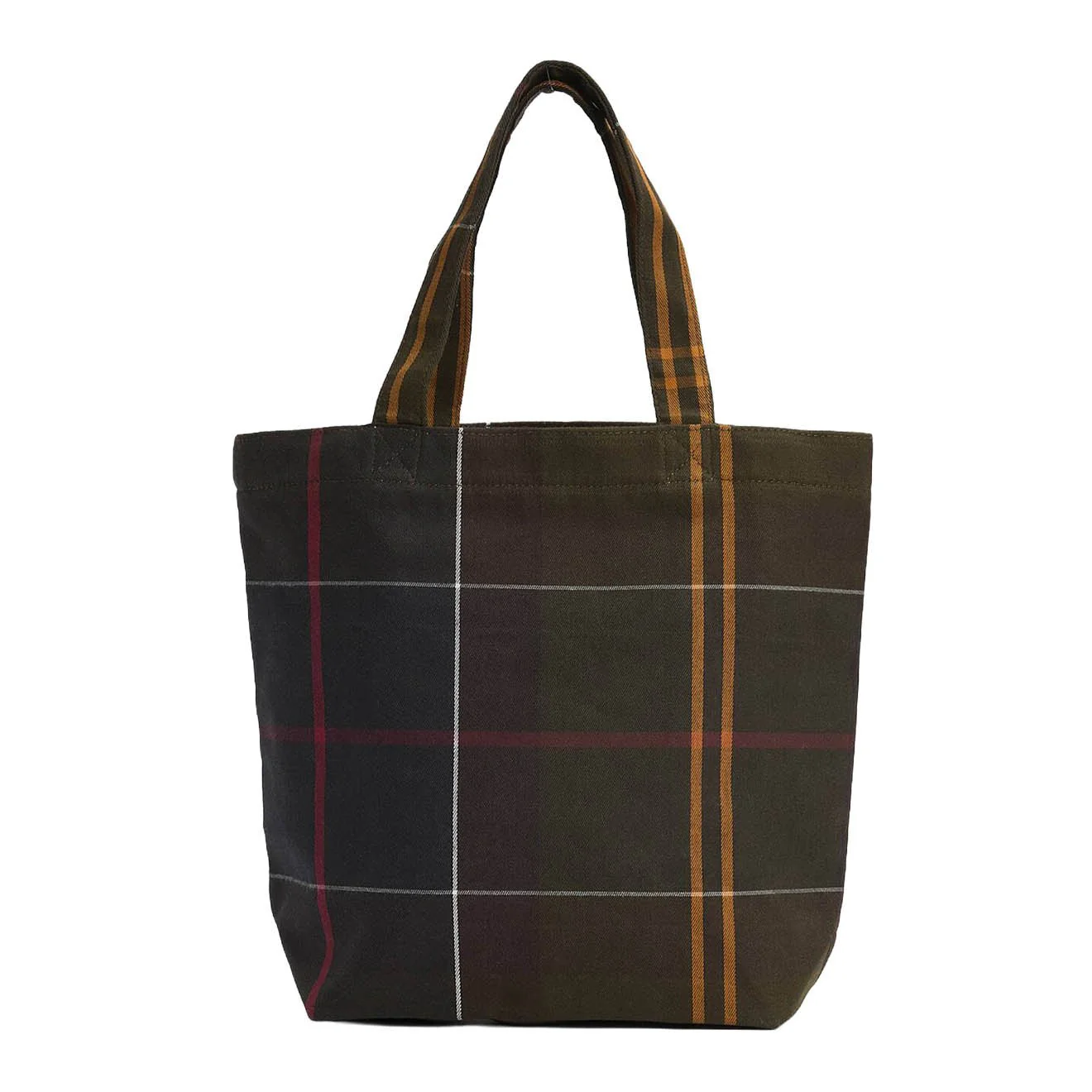 Barbour Mini Telfield Tartan Tote Classic Tartan - Image 2