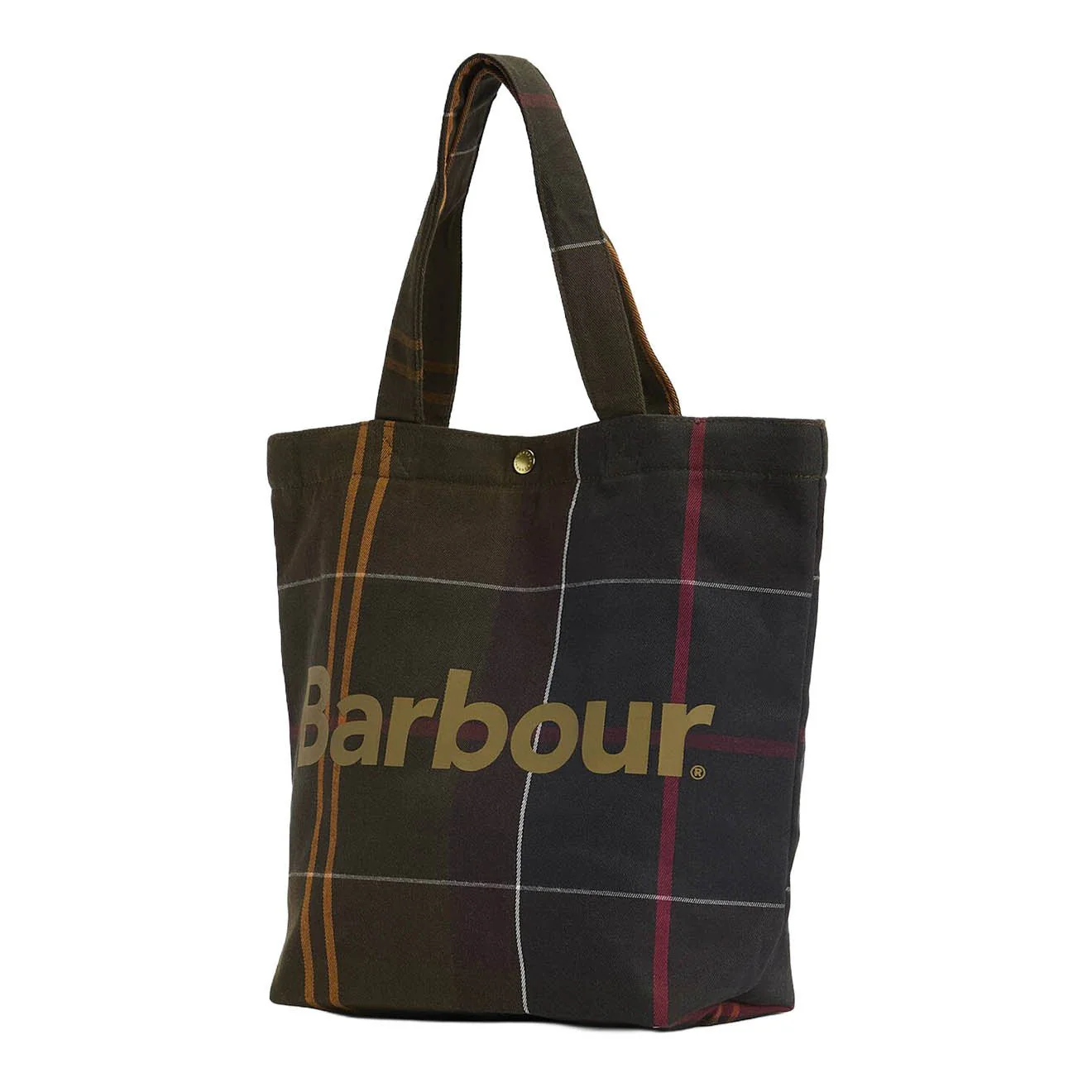Barbour Mini Telfield Tartan Tote Classic Tartan - Image 3