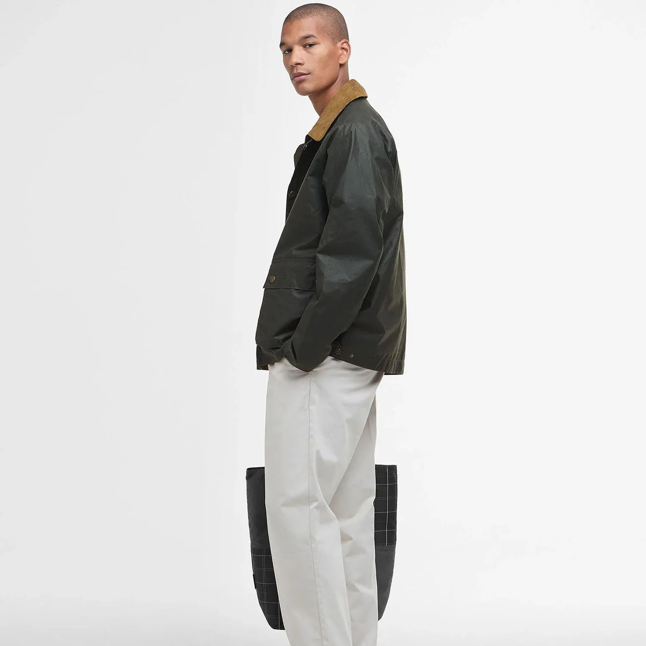 Barbour Modern Bedale Wax Jacket Archive Olive - Image 2