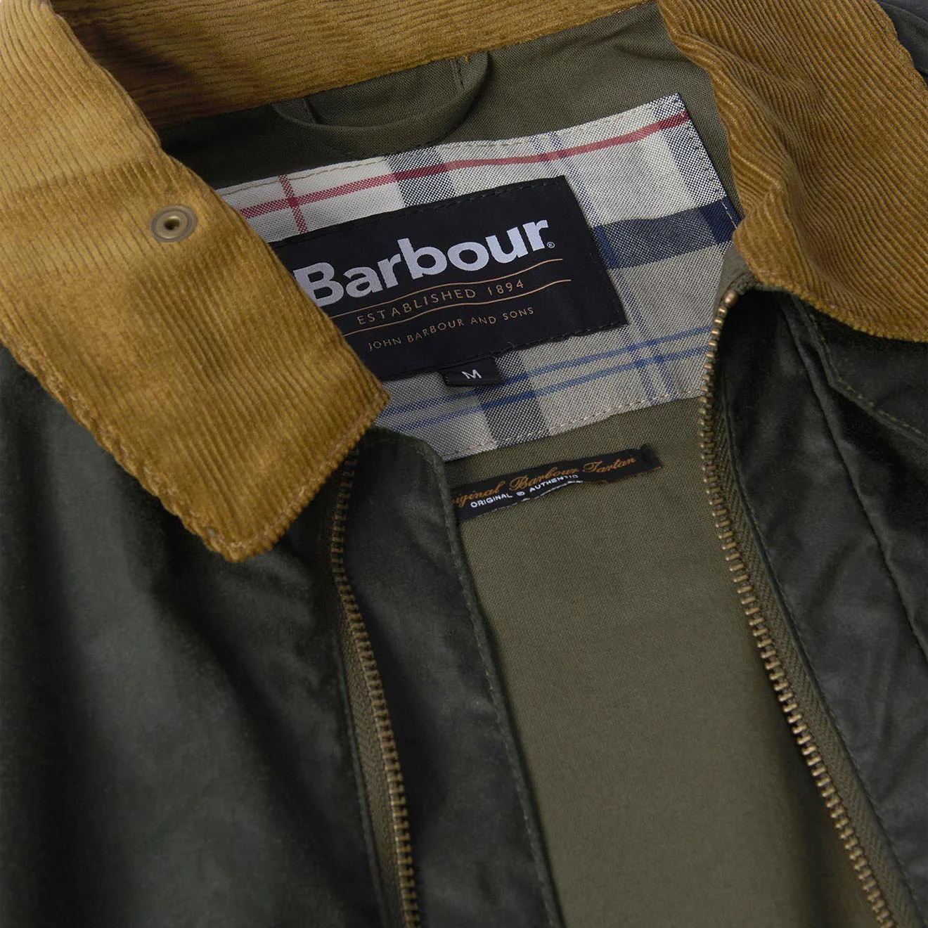 Barbour Modern Bedale Wax Jacket Archive Olive - Image 6