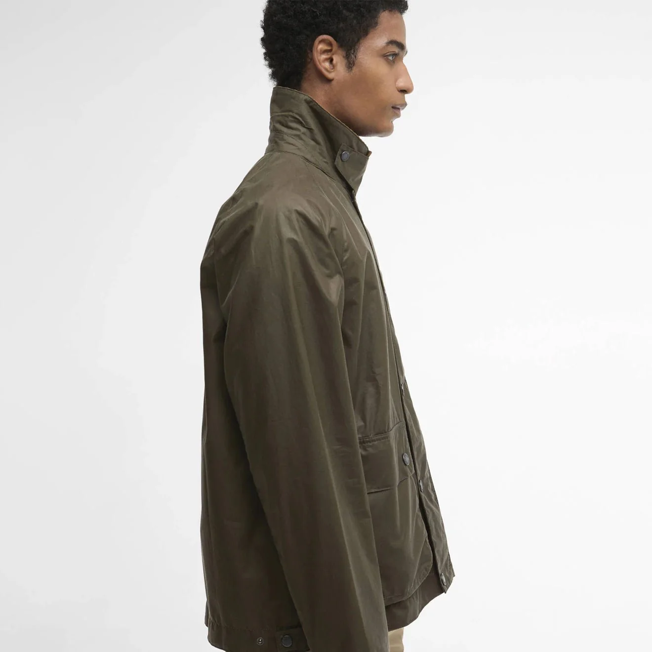 Barbour Modern Bedale Waxed Jacket Beech / Highland Loch - Image 5