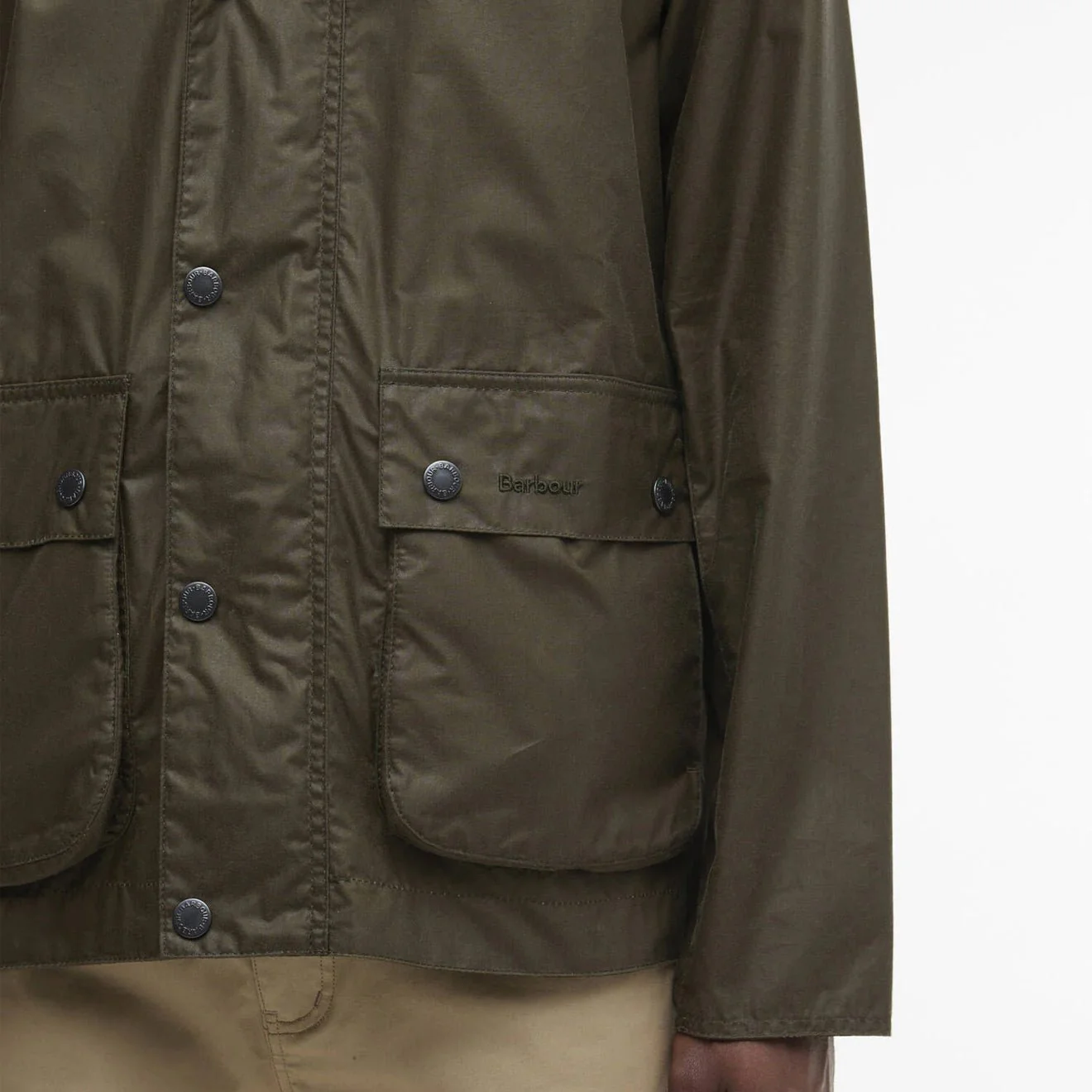 Barbour Modern Bedale Waxed Jacket Beech / Highland Loch - Image 7