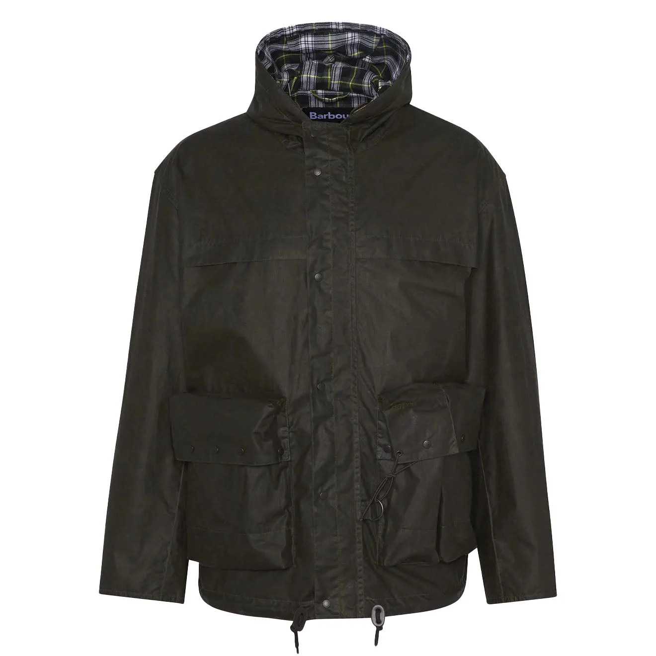 Barbour Modified Durham Wax Jacket Archive Olive