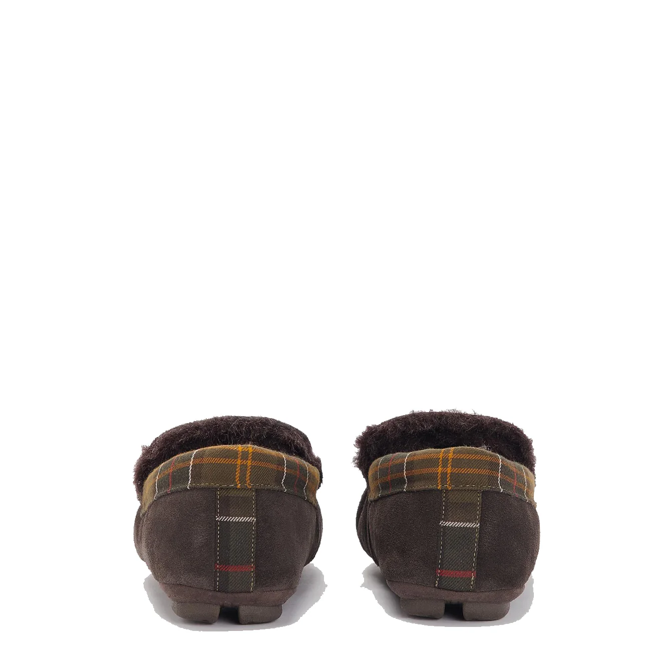Barbour Monty Moccasin Slipper Brown Suede - Image 3
