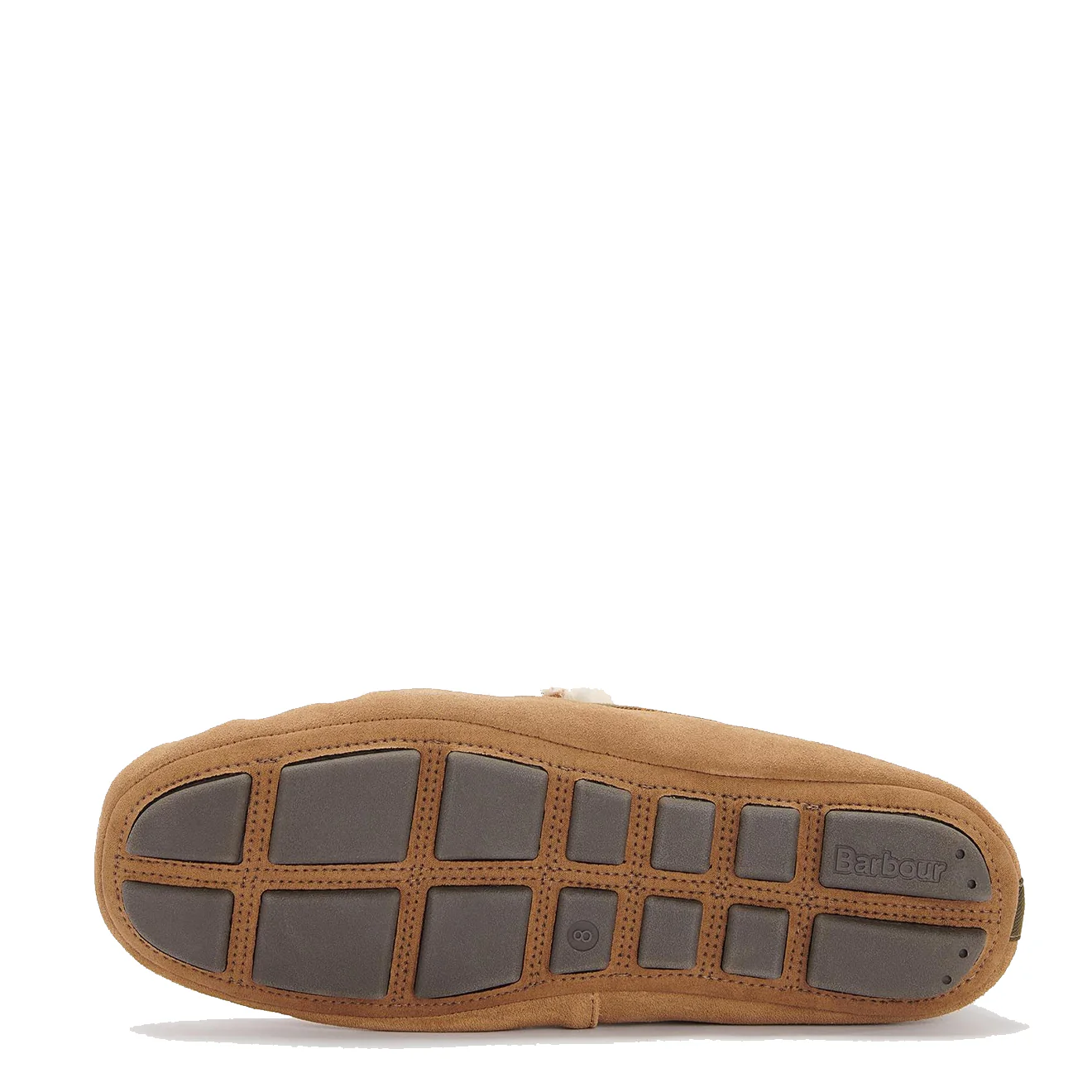 Barbour Monty Moccasin Slipper Camel Suede - Image 2
