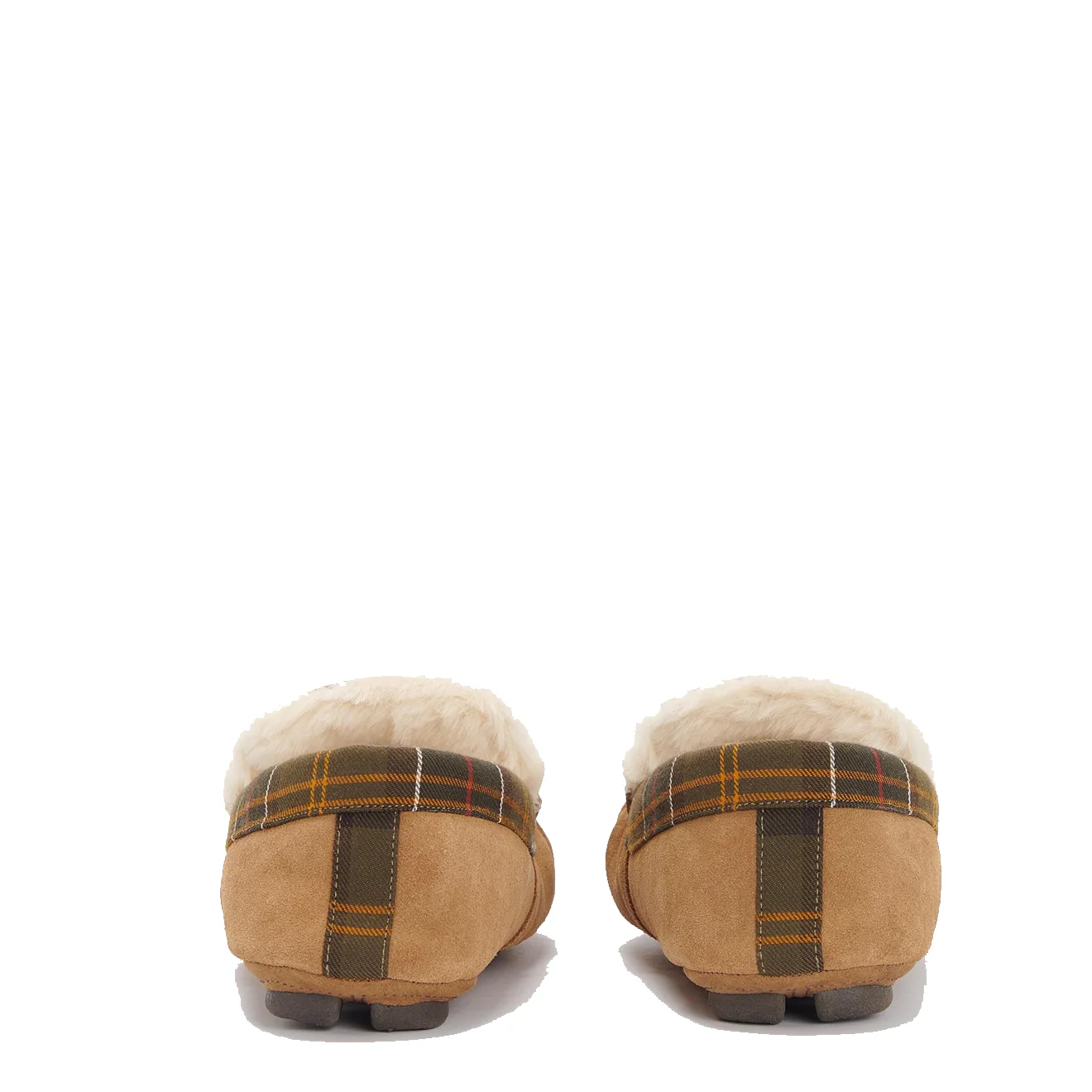 Barbour Monty Moccasin Slipper Camel Suede - Image 3