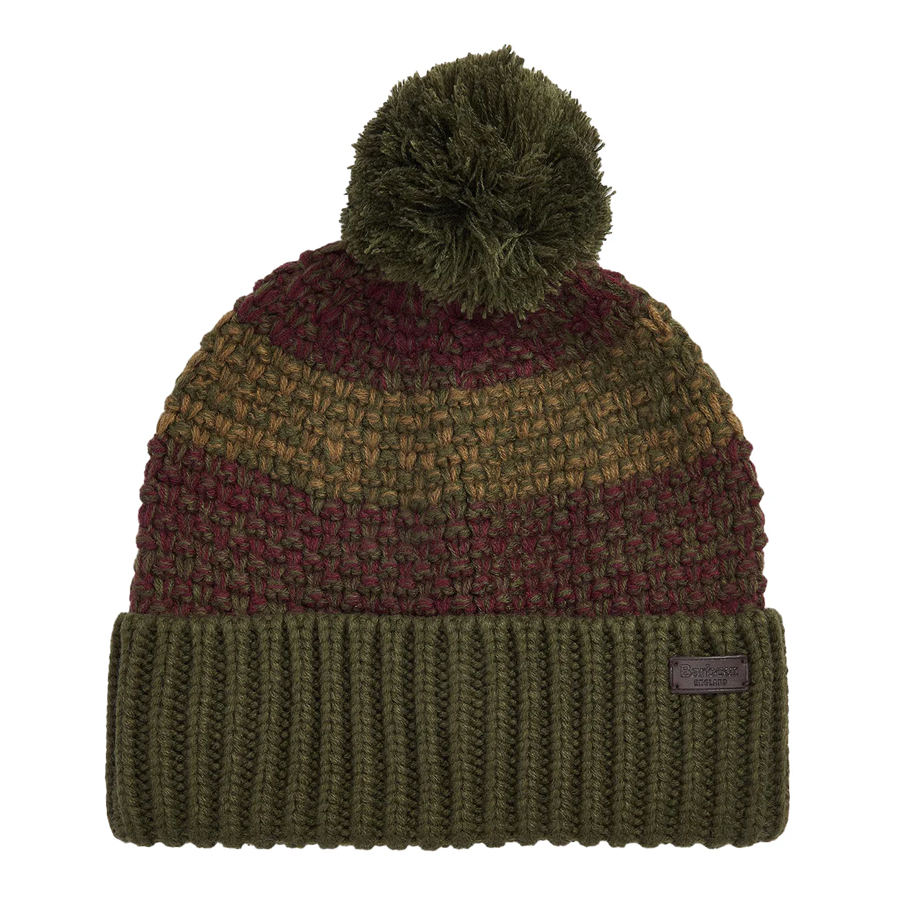 Barbour Morar Beanie Hat Ivy Green