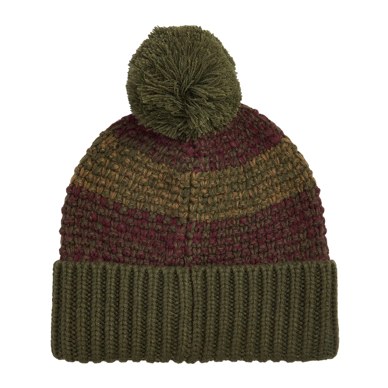 Barbour Morar Beanie Hat Ivy Green - Image 2