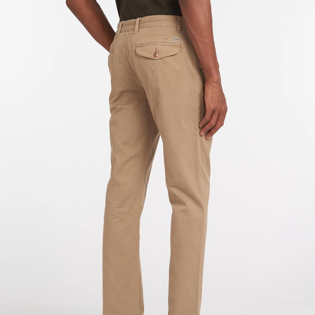 Barbour Neuston Twill Trousers Stone - Image 3
