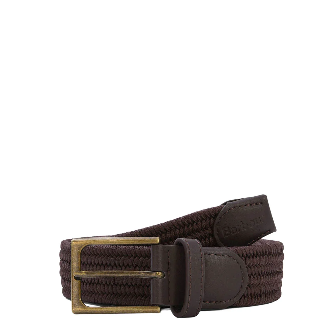 Barbour Nevis Stretch Webbing Belt Peppercorn