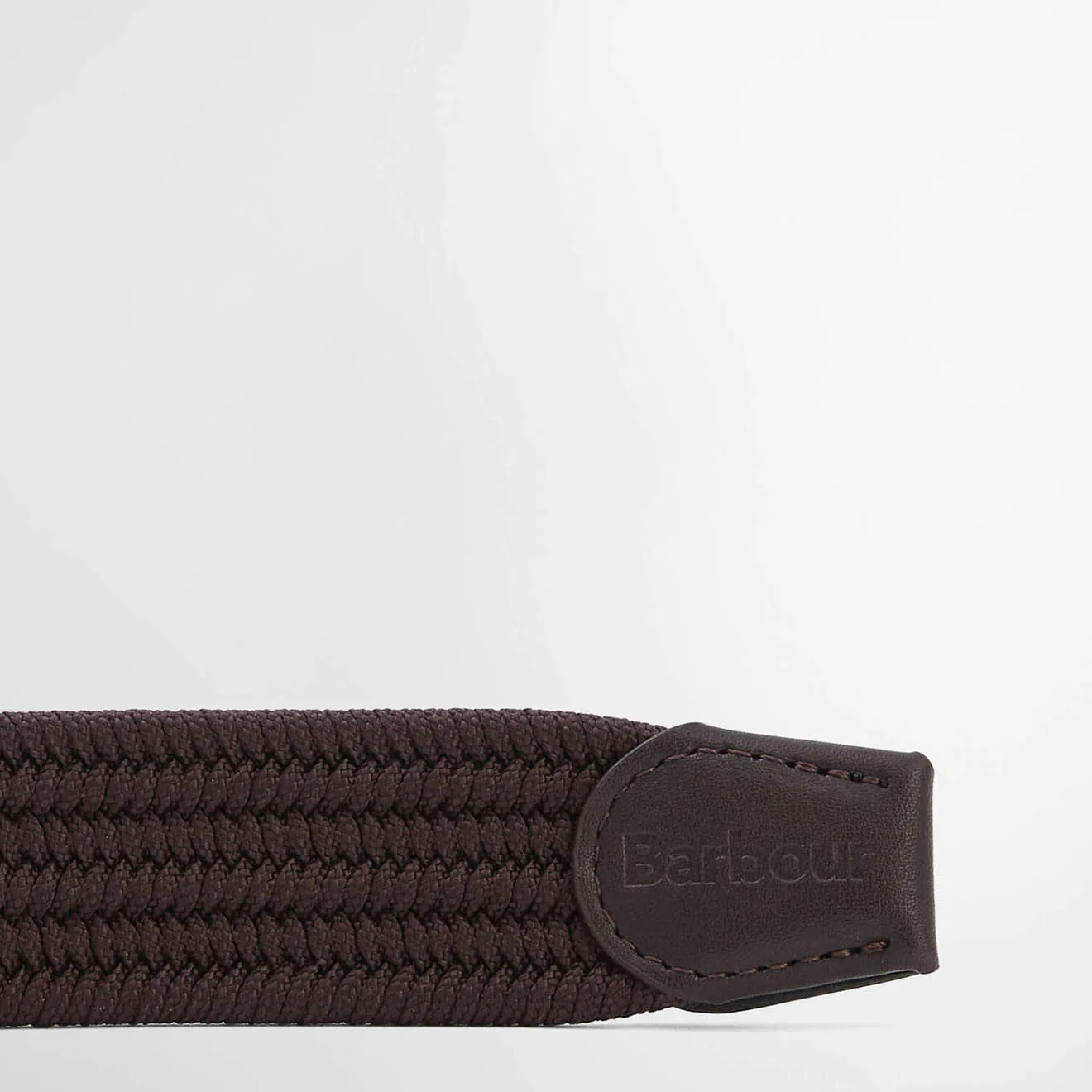 Barbour Nevis Stretch Webbing Belt Peppercorn - Image 2