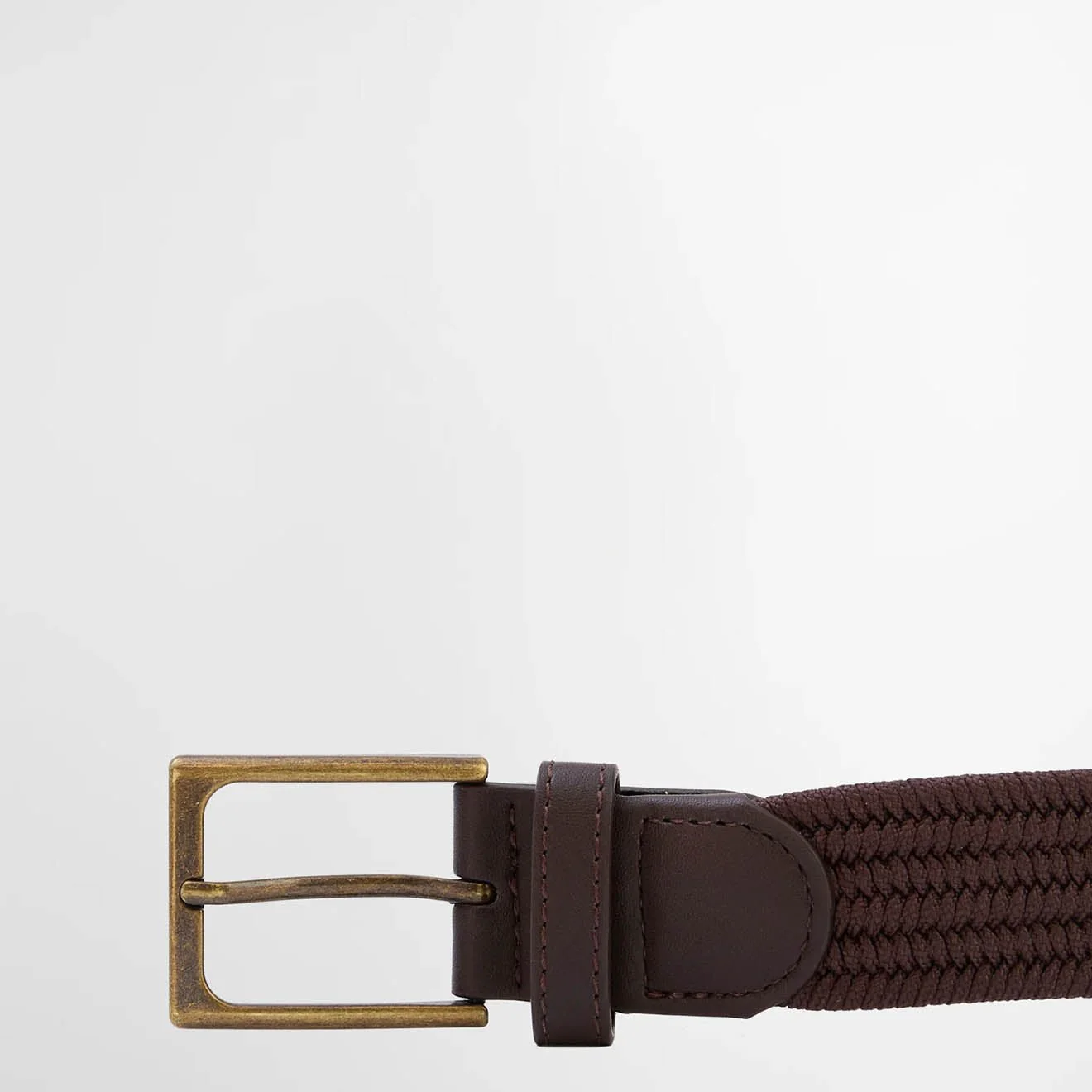 Barbour Nevis Stretch Webbing Belt Peppercorn - Image 3