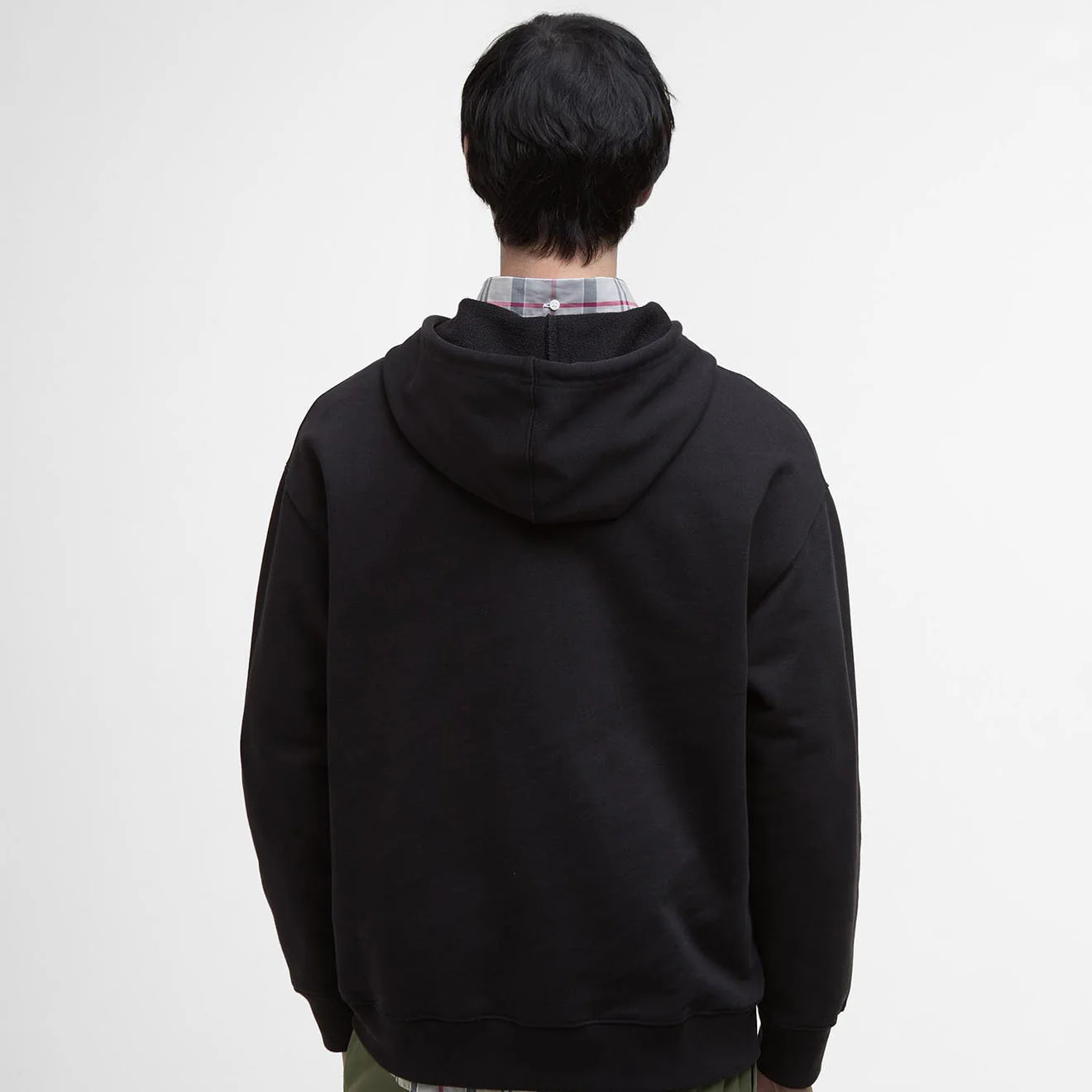 Barbour Nicholas Fit Hoodie Black - Image 3