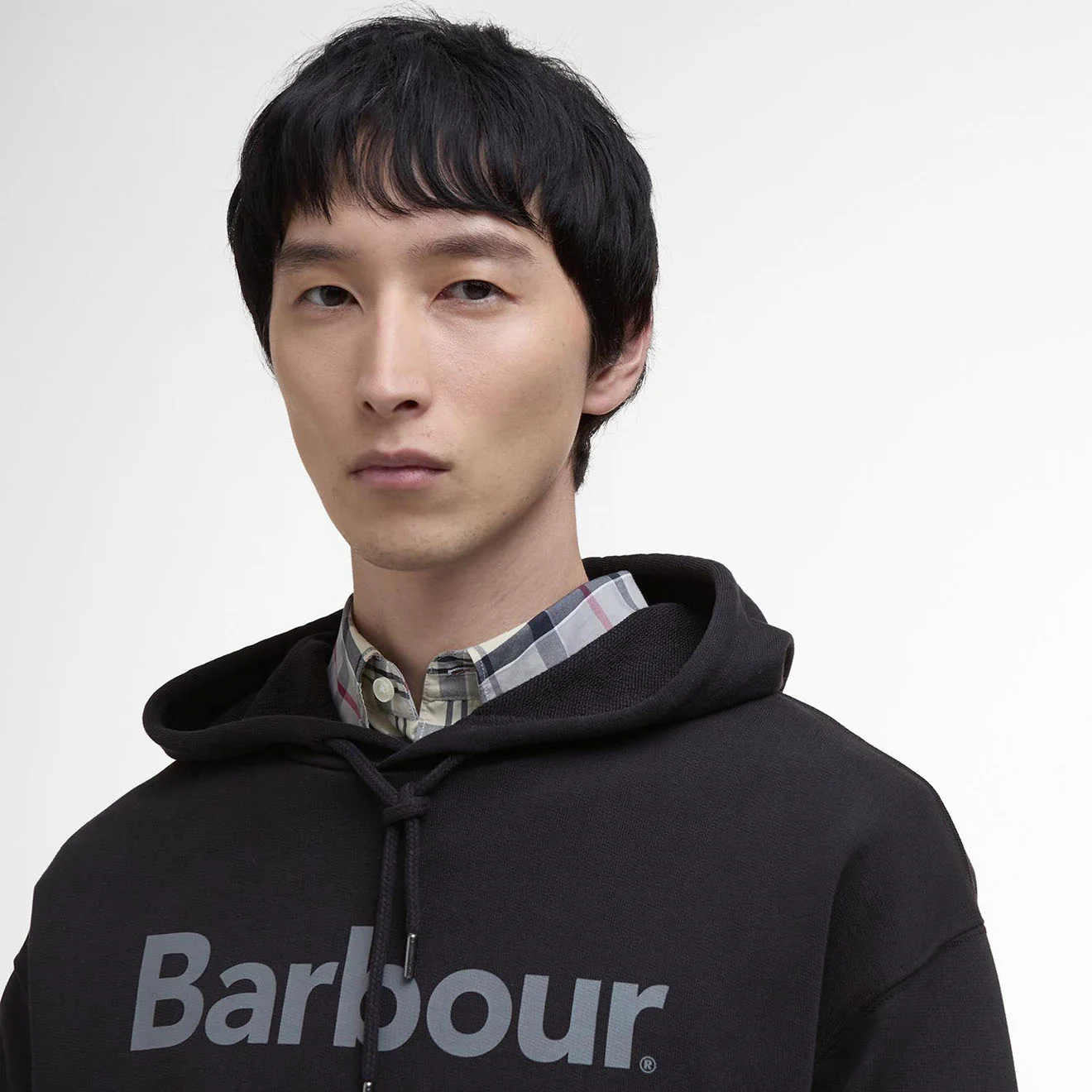 Barbour Nicholas Fit Hoodie Black - Image 5