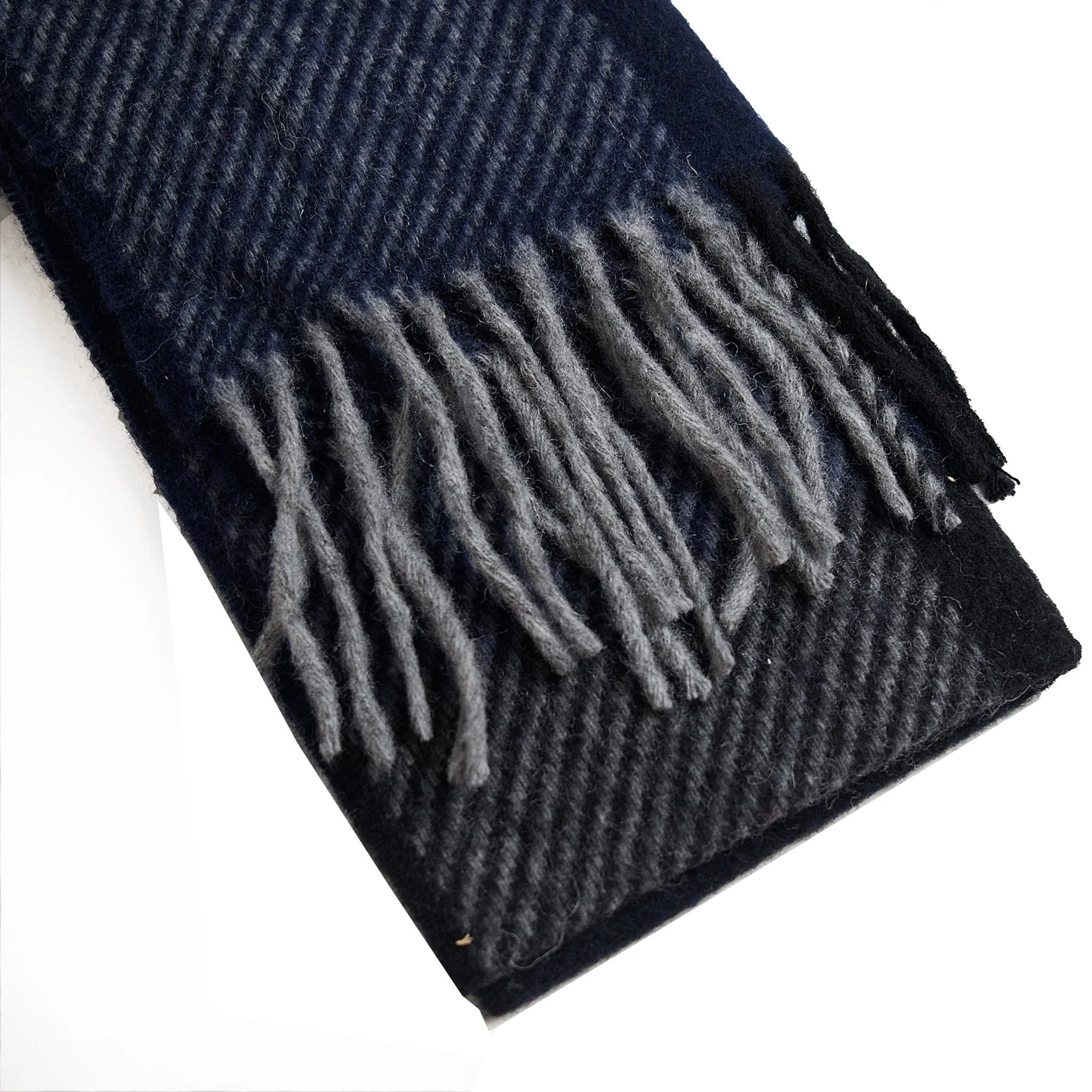 Barbour Oakwell Scarf Navy / Grey - Image 3