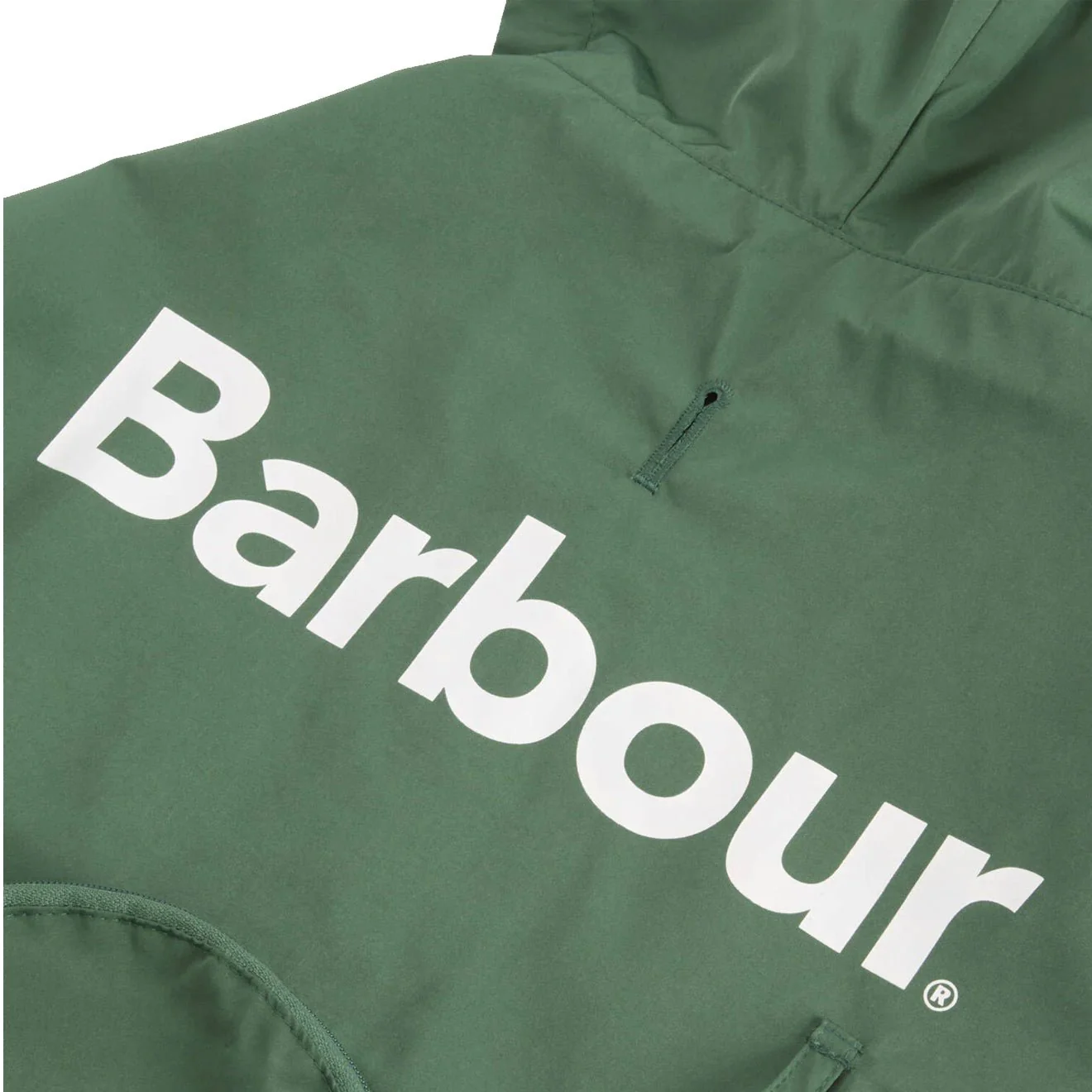 Barbour Packable Logo Dog Coat Green - Image 5