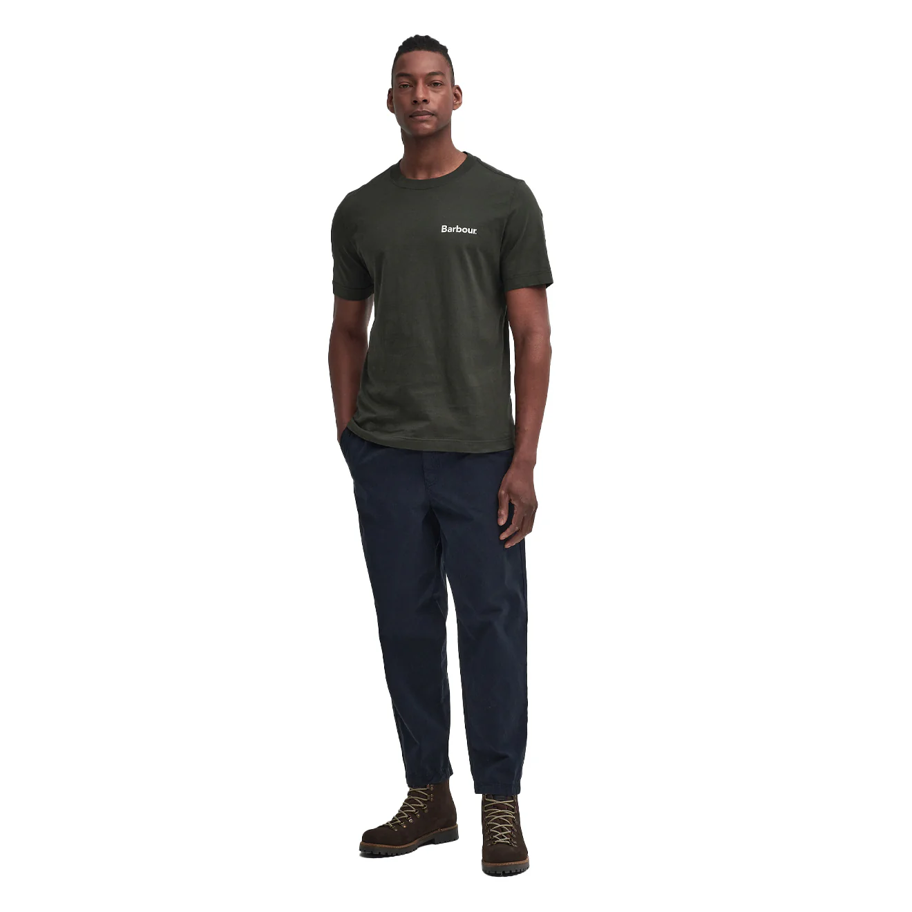 Barbour Pitbright Relaxed T-Shirt Sage - Image 3