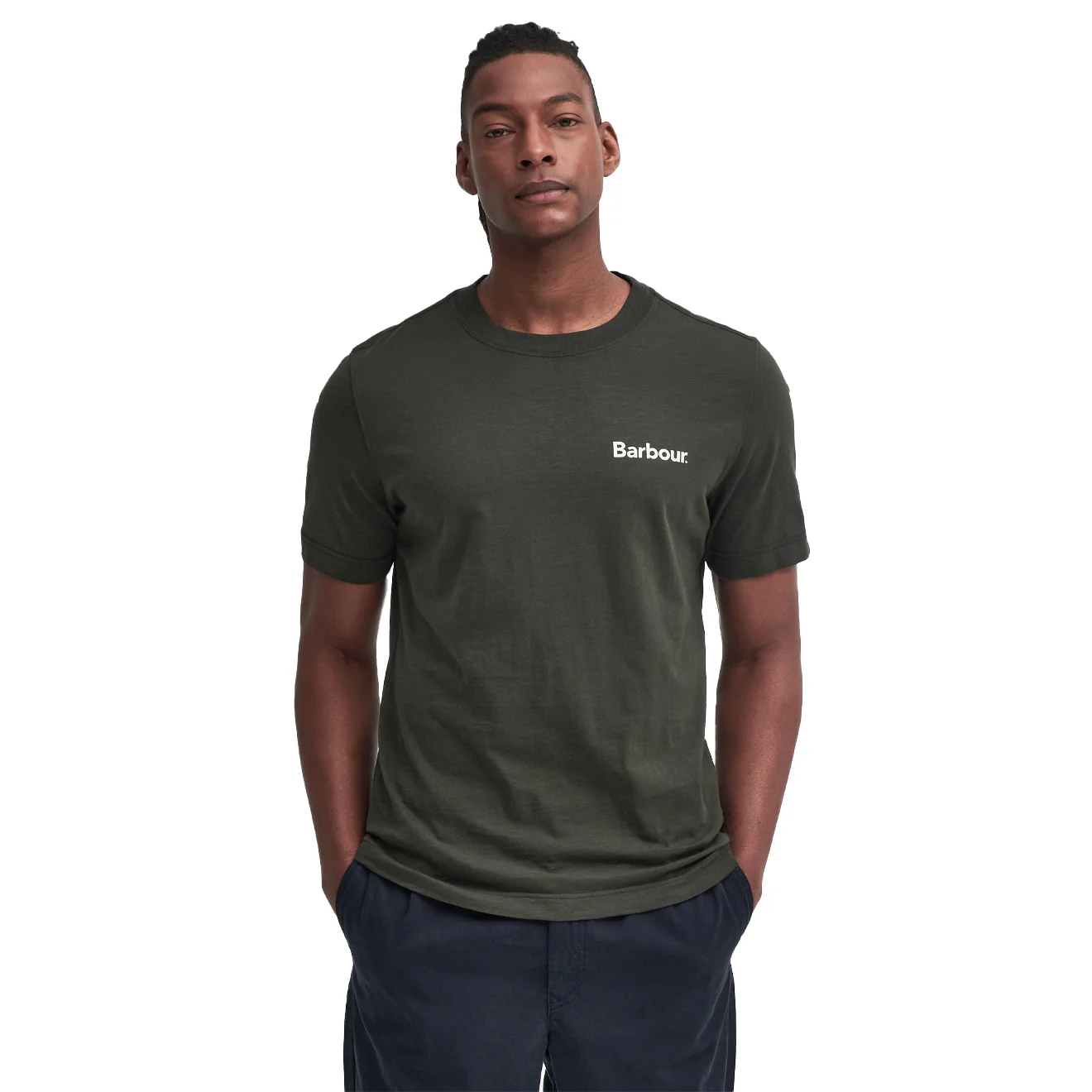 Barbour Pitbright Relaxed T-Shirt Sage - Image 4