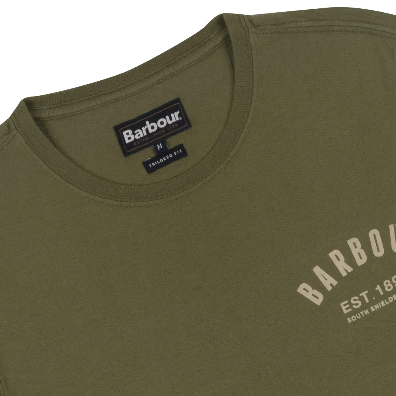 Barbour Preppy Tee Burnt Olive - Image 2