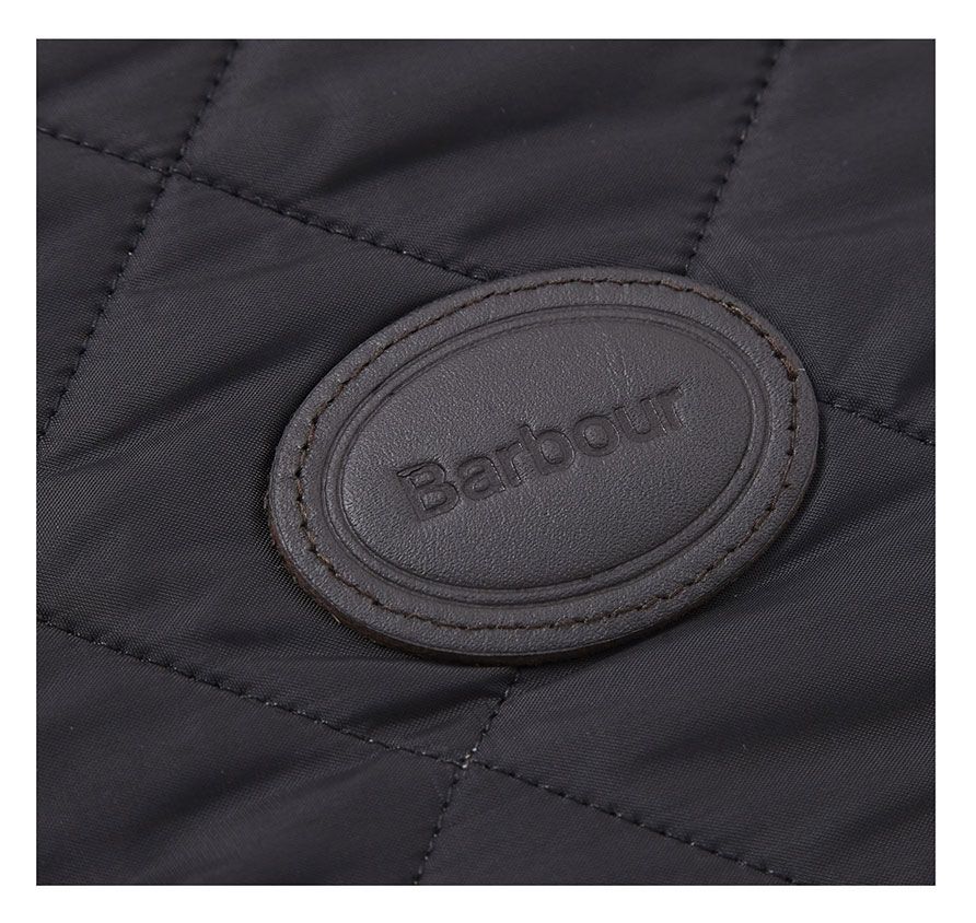 Barbour Quilted Dog Coat Black - Image 4