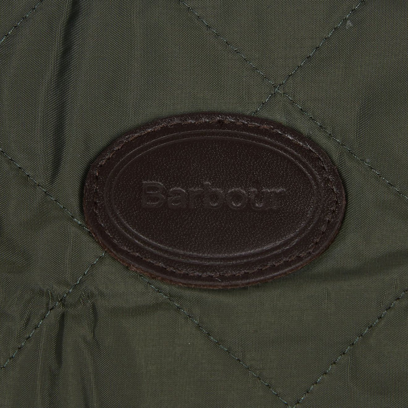 Barbour Quilted Dog Coat Olive - Image 2