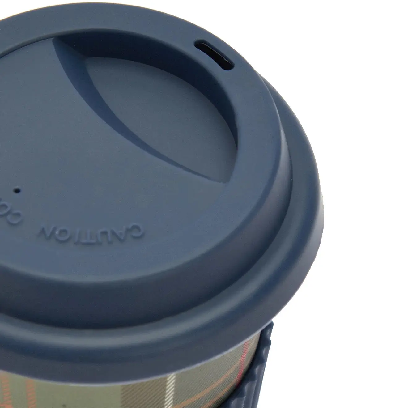 Barbour Reusable Tartan Travel Mug Classic Tartan - Image 2