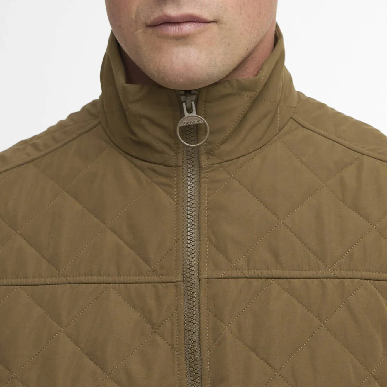 Barbour Sander Quilted Gilet Beech - Image 4