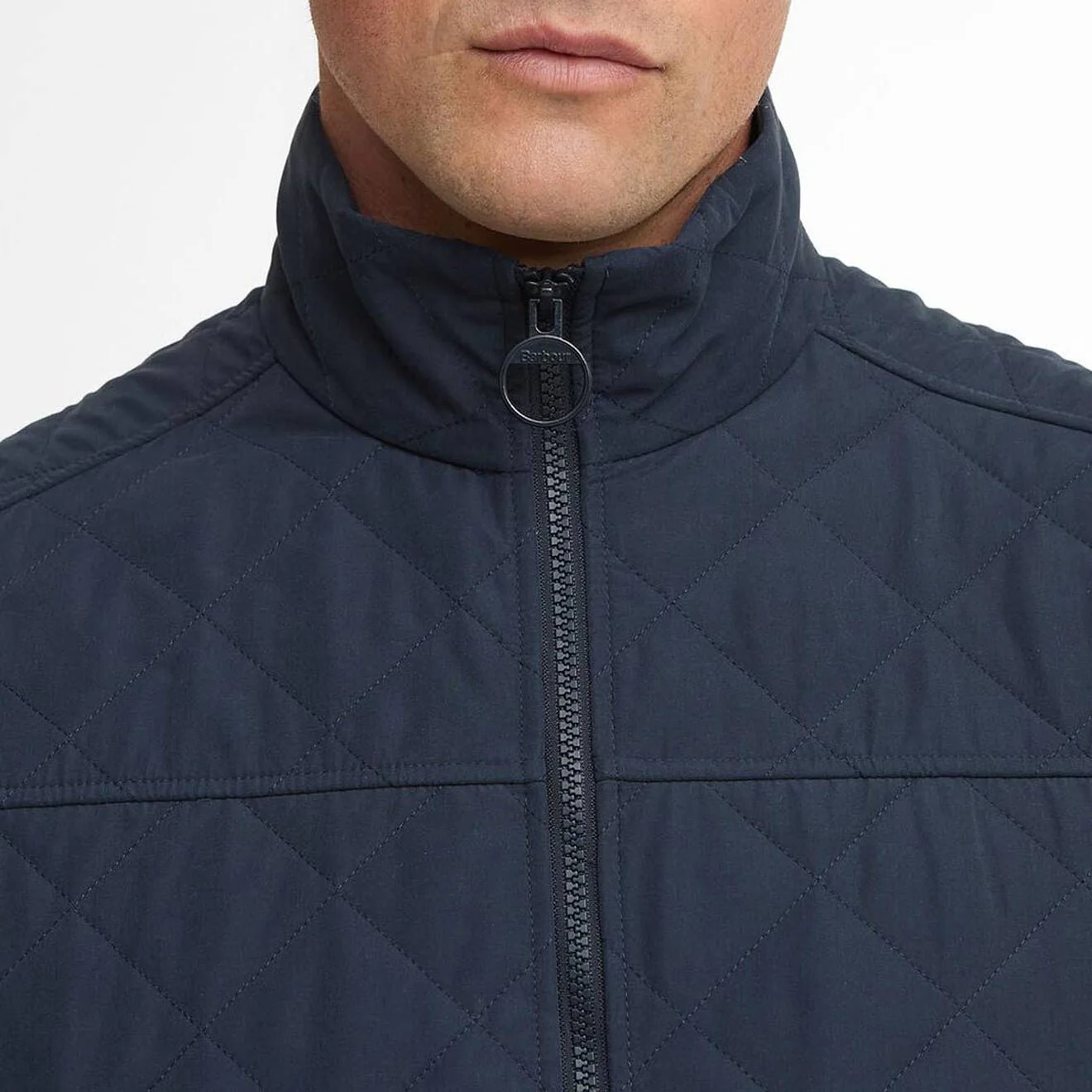 Barbour Sander Quilted Gilet Navy - Image 4