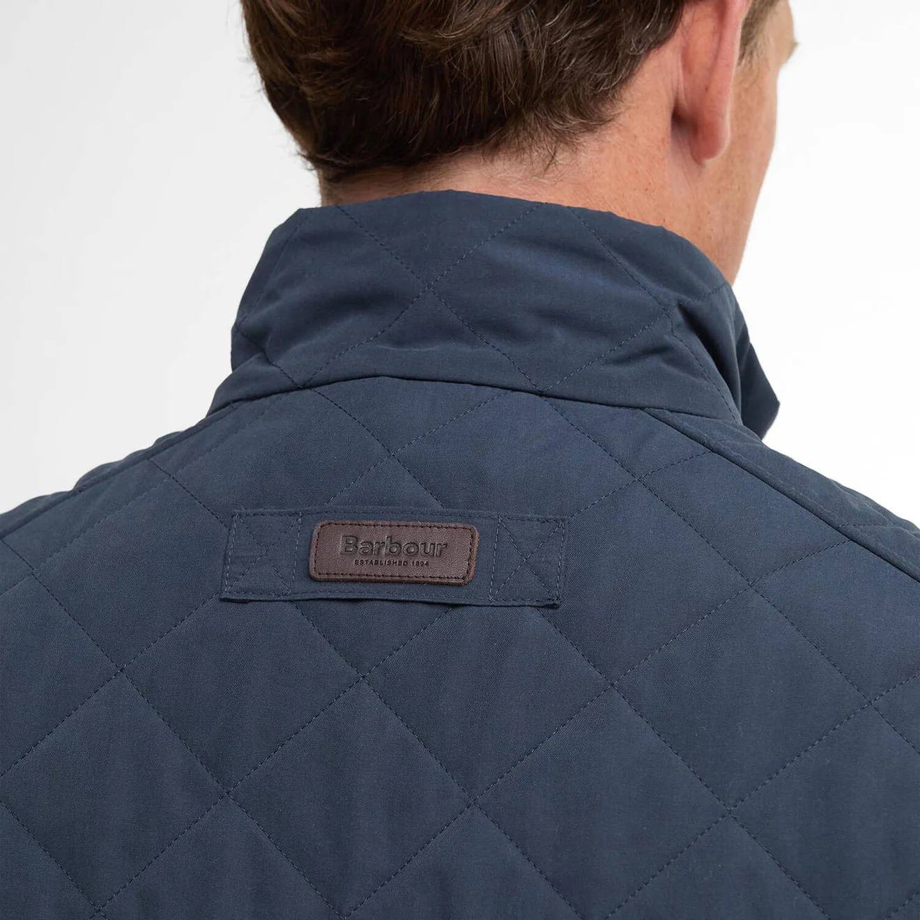 Barbour Sander Quilted Gilet Navy - Image 5