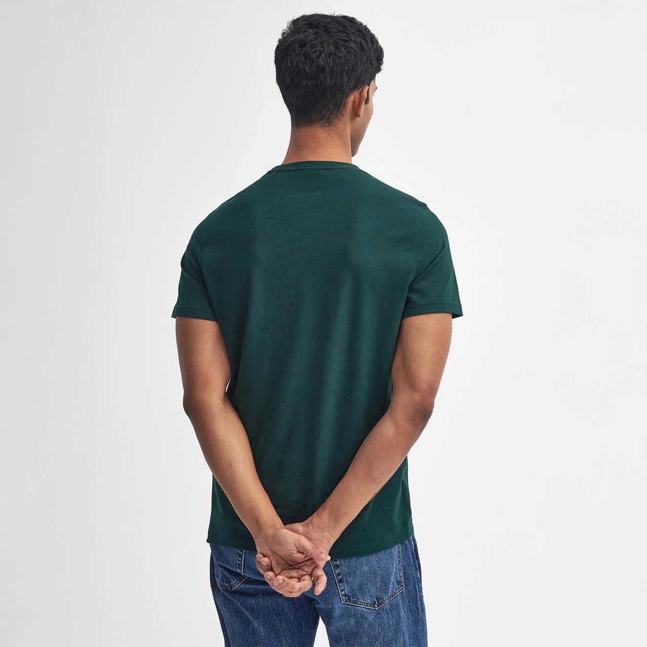 Barbour Script Graphic T-Shirt Seaweed - Image 4
