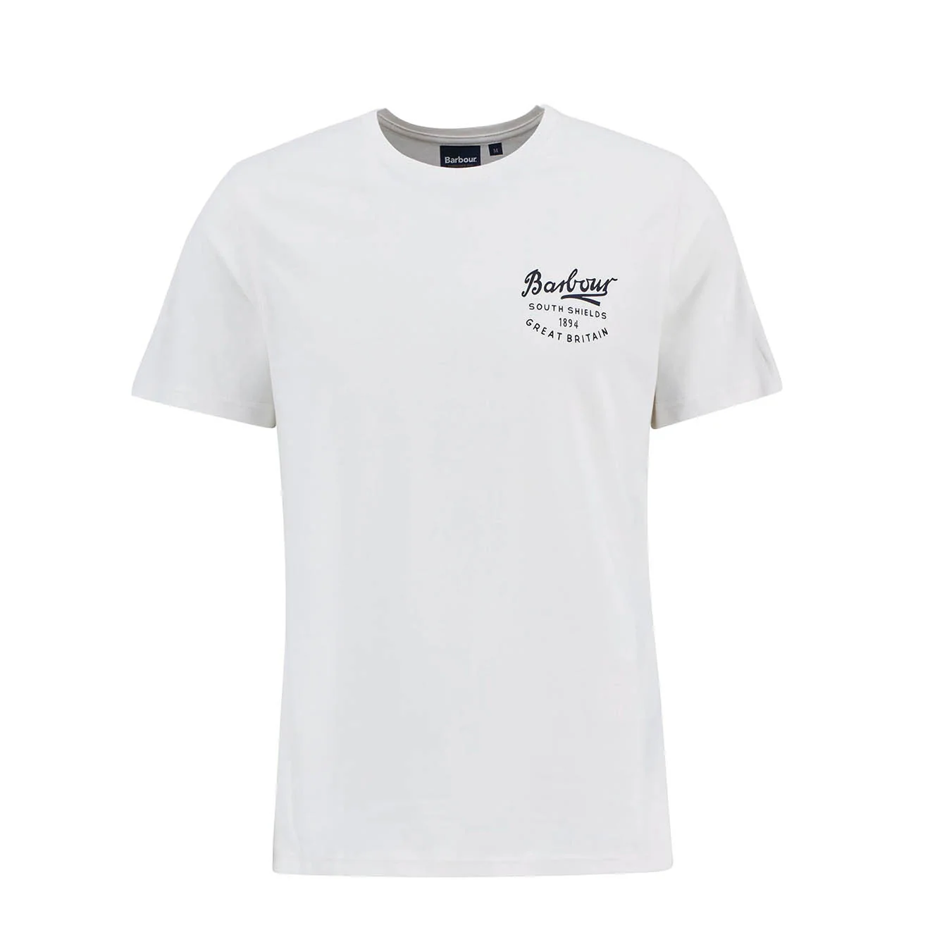 Barbour Script Graphic T-Shirt Whisper White