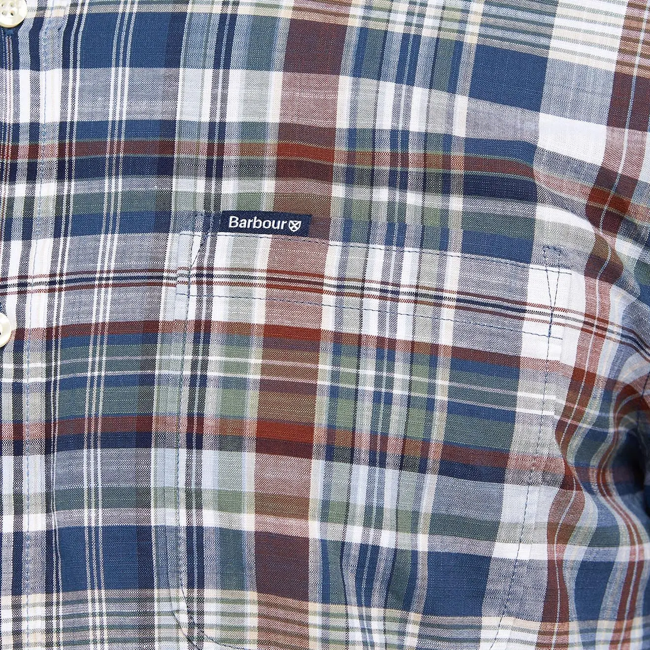 Barbour Seacove Tailored Shirt Classic Blue - Image 2