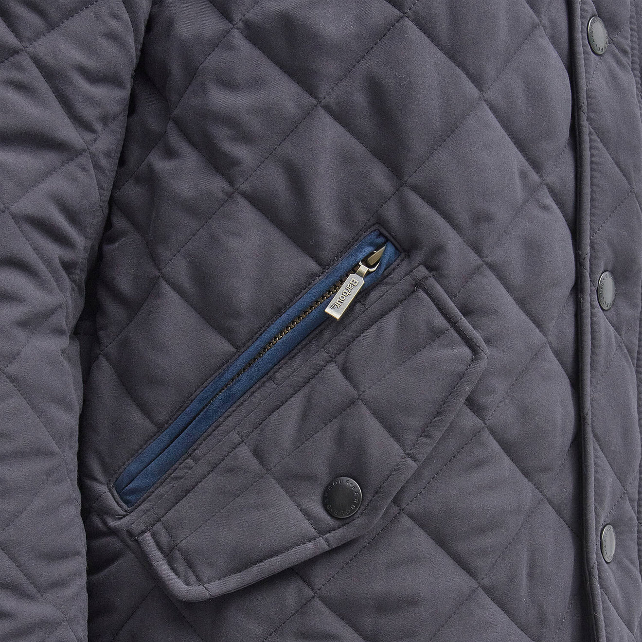 Barbour Shoveler Quilt Jacket Navy - Image 6