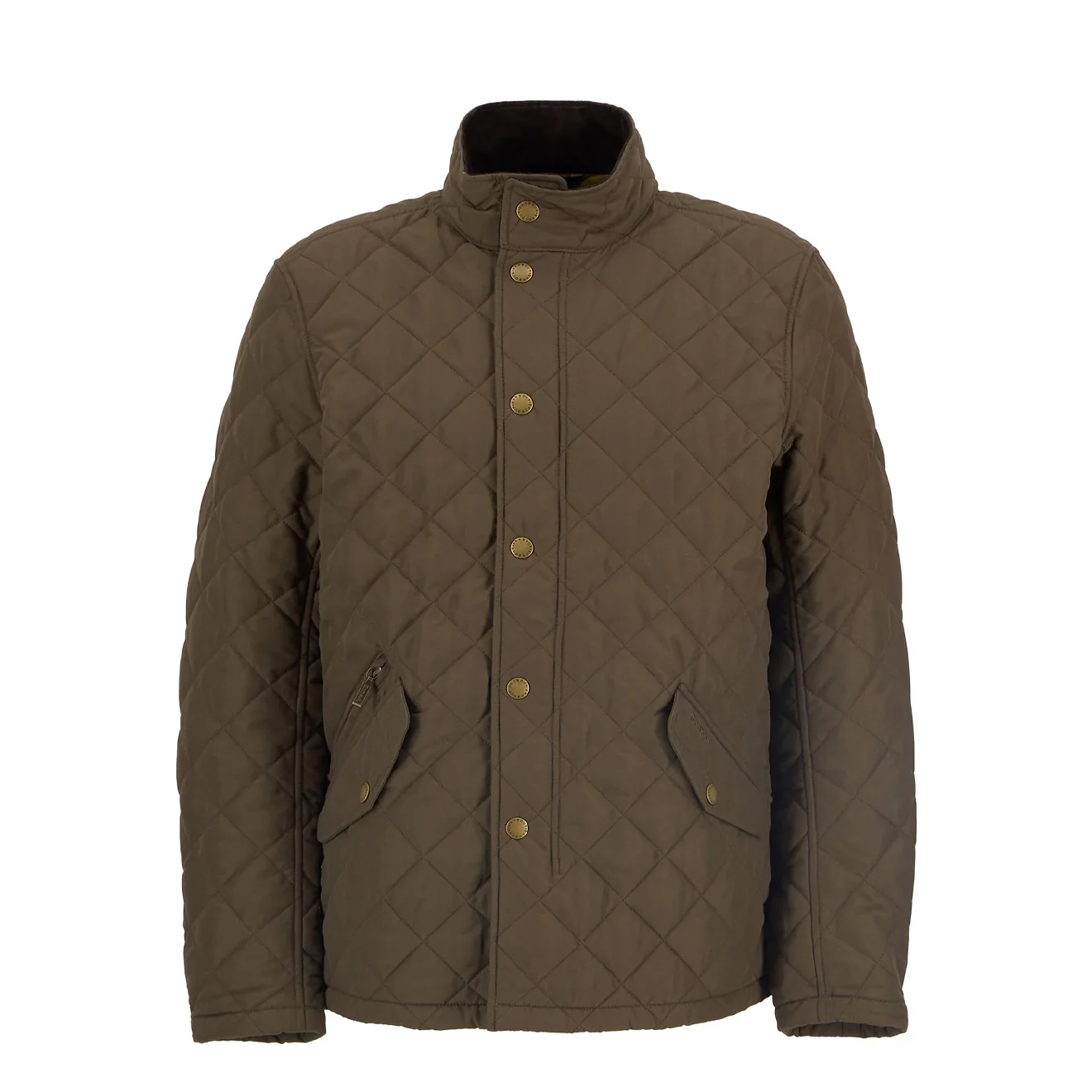 Barbour Shoveler Quilted Jacket Dark Olive