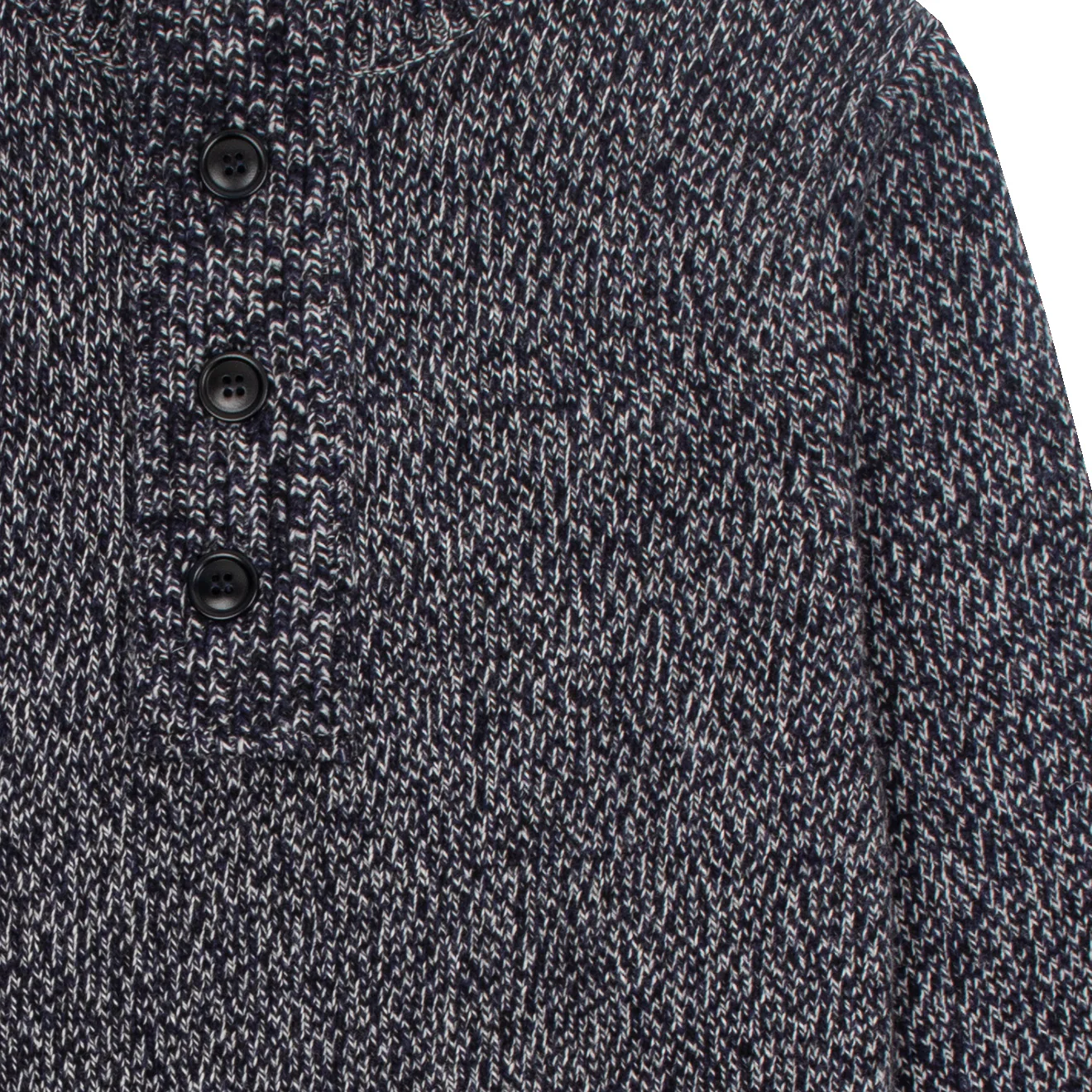Barbour Sid Half Zip Knit Navy Marl - Image 3