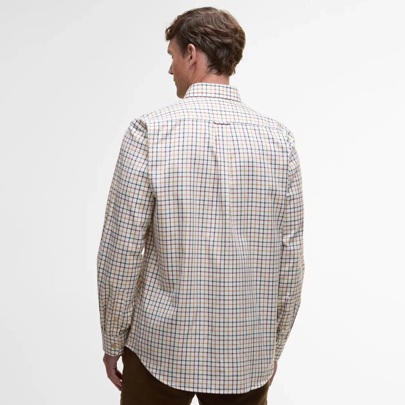 Barbour Sporting Regular L/S Shirt Copper - Image 3