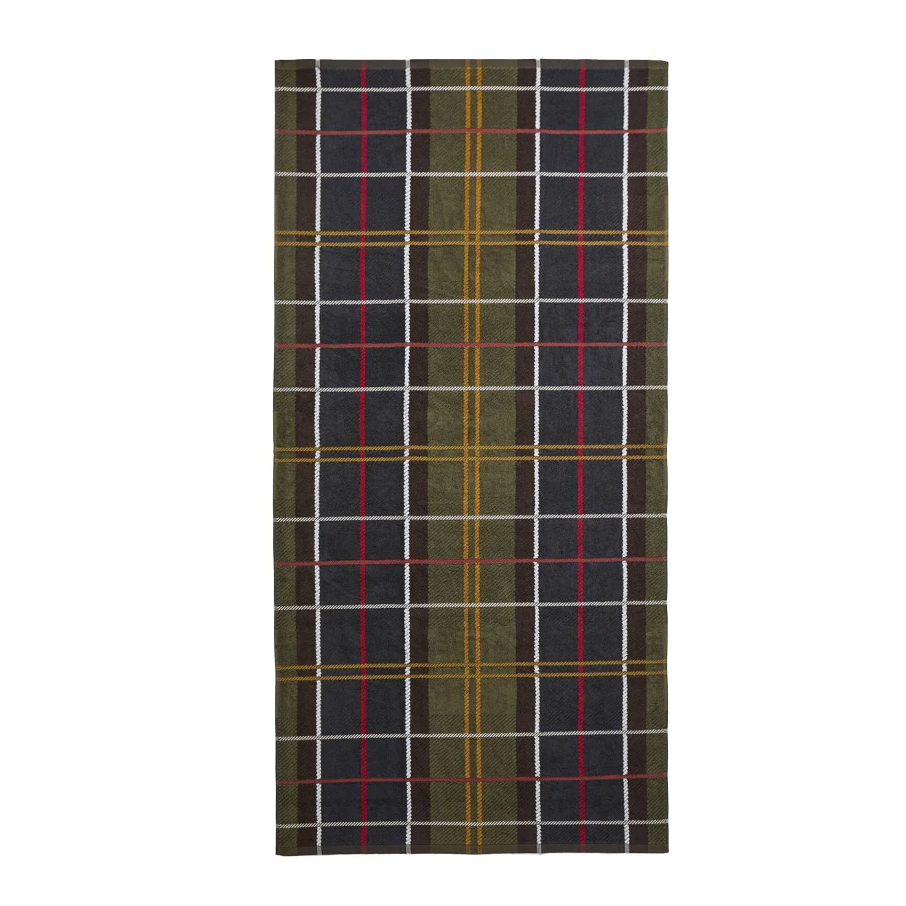 Barbour Tartan Beach Towel Classic Tartan - Image 2