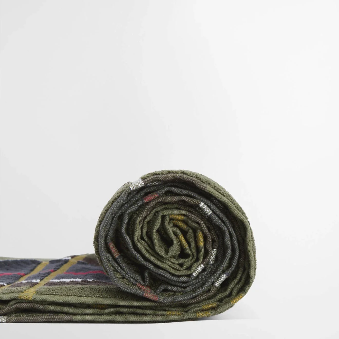 Barbour Tartan Beach Towel Classic Tartan - Image 4