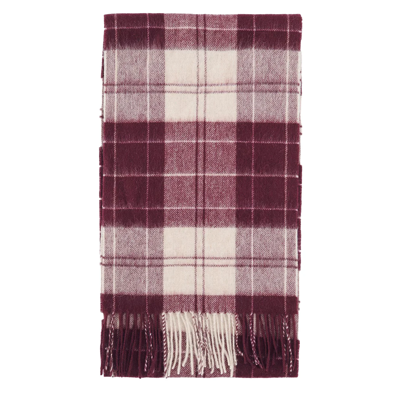 Barbour Tartan Scarf Cabernet - Image 2