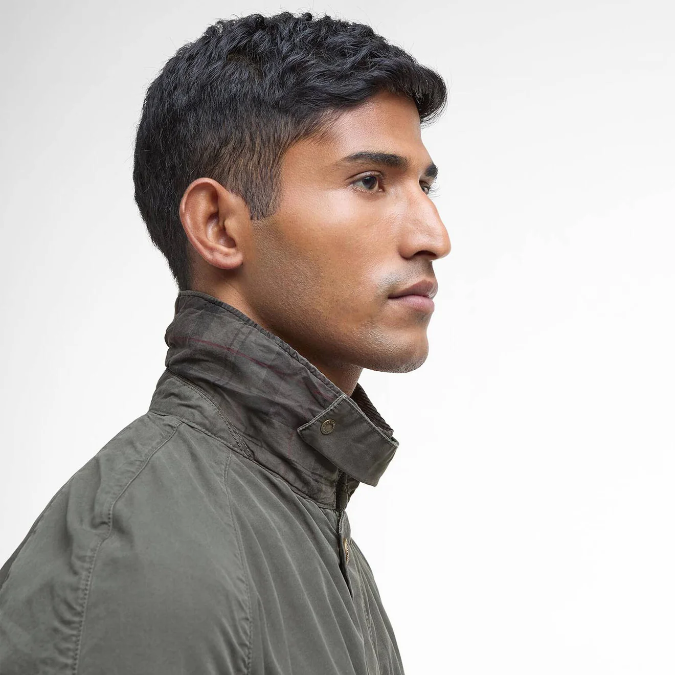 Barbour Tracker Jacket Casual Olive - Image 6