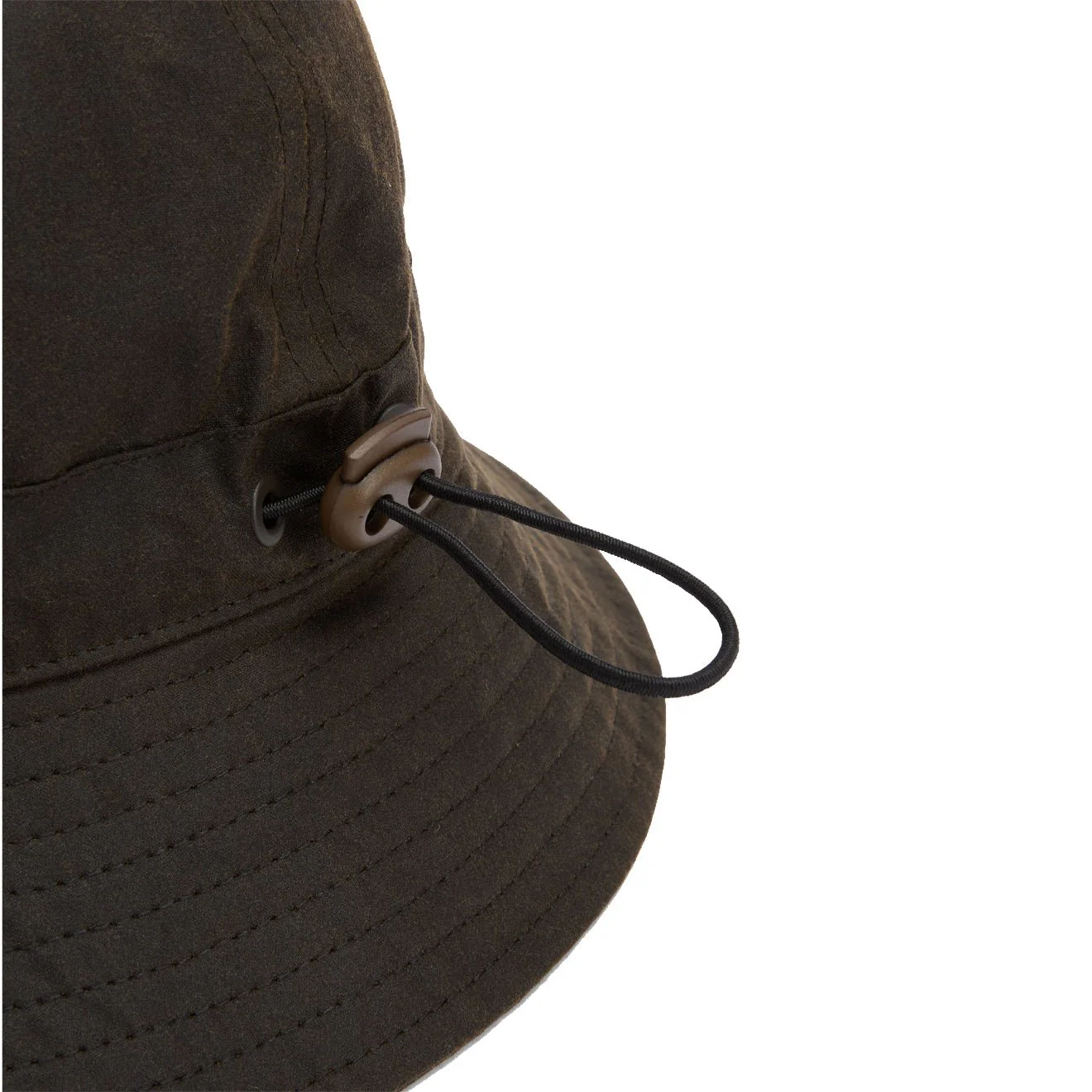 Barbour Transport Waxed Hat Olive - Image 3