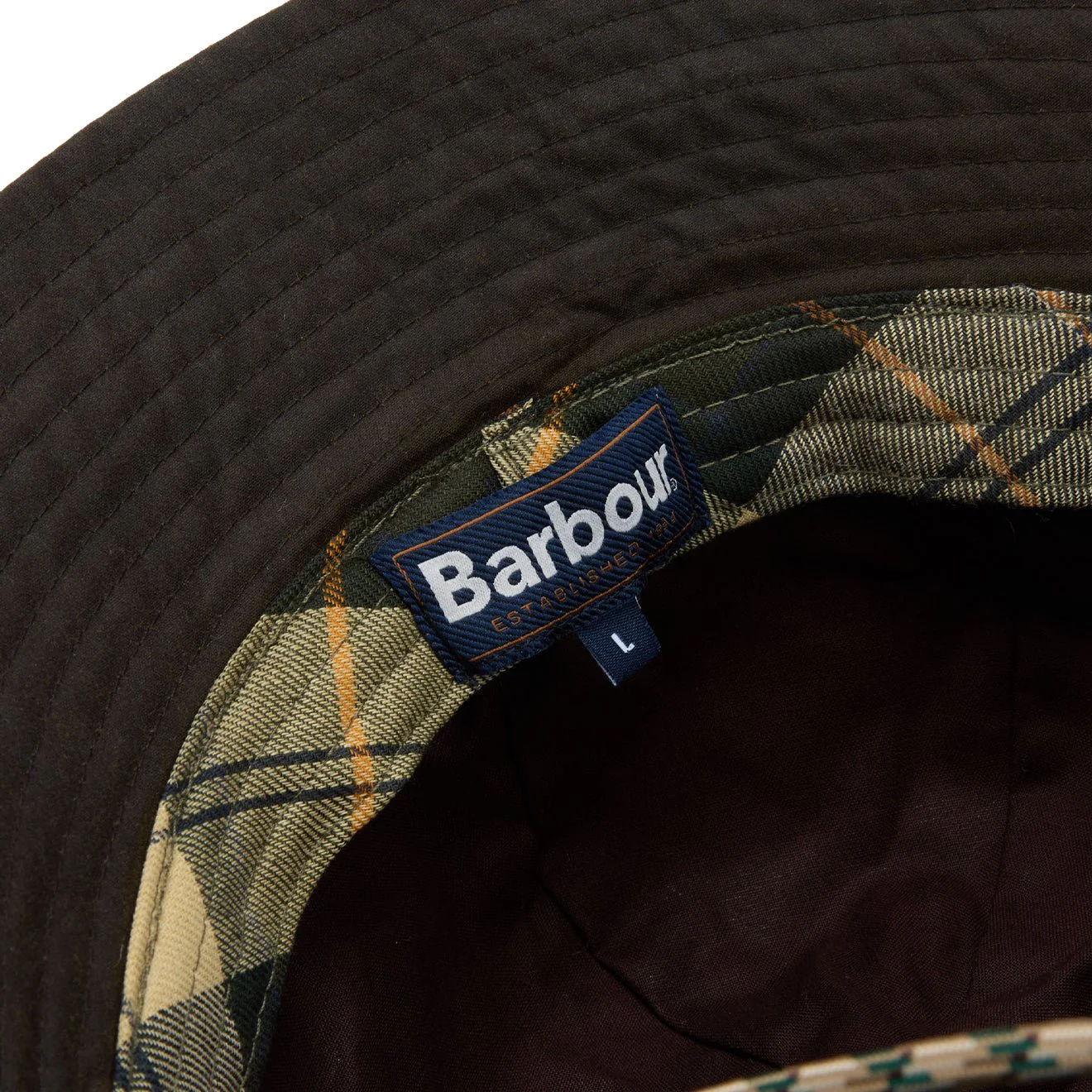 Barbour Transport Waxed Hat Olive - Image 4