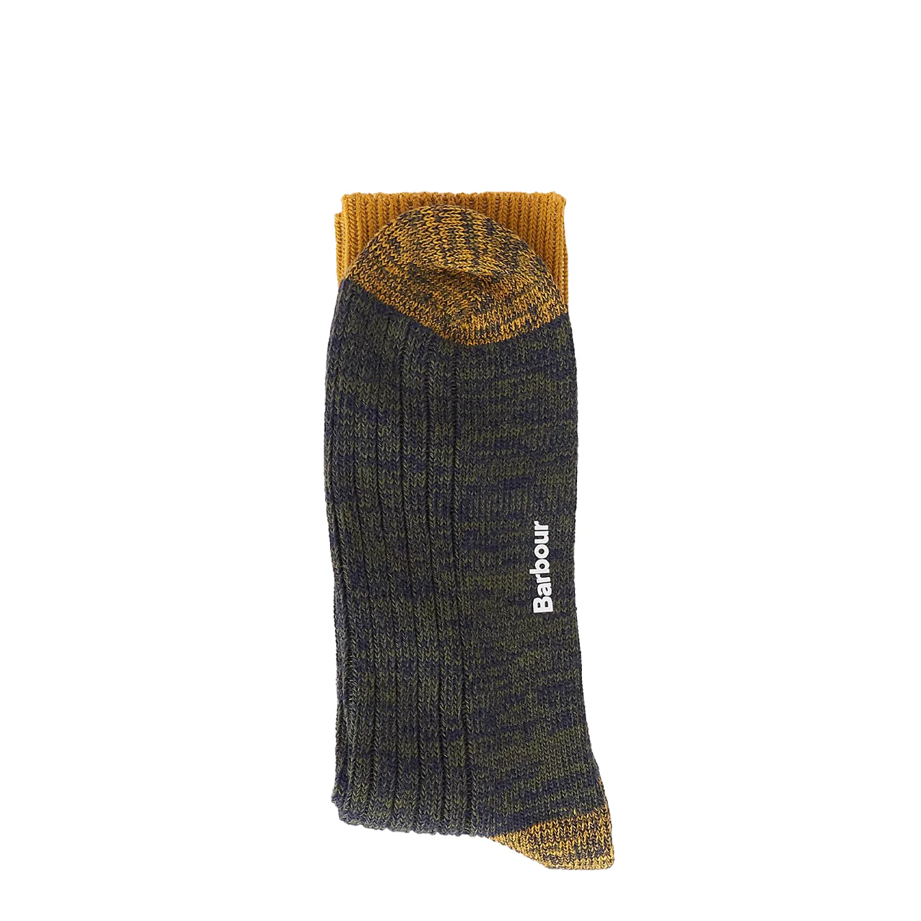 Barbour Twisted Contrast Socks Forest Mist - Image 2