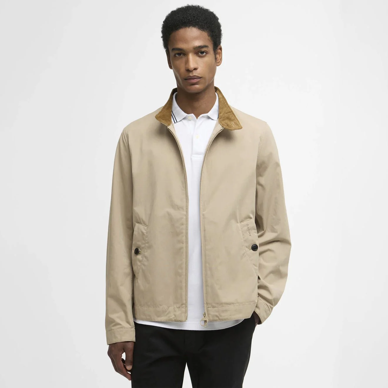 Barbour Tyneside Casual Jacket Washed Stone - Image 2